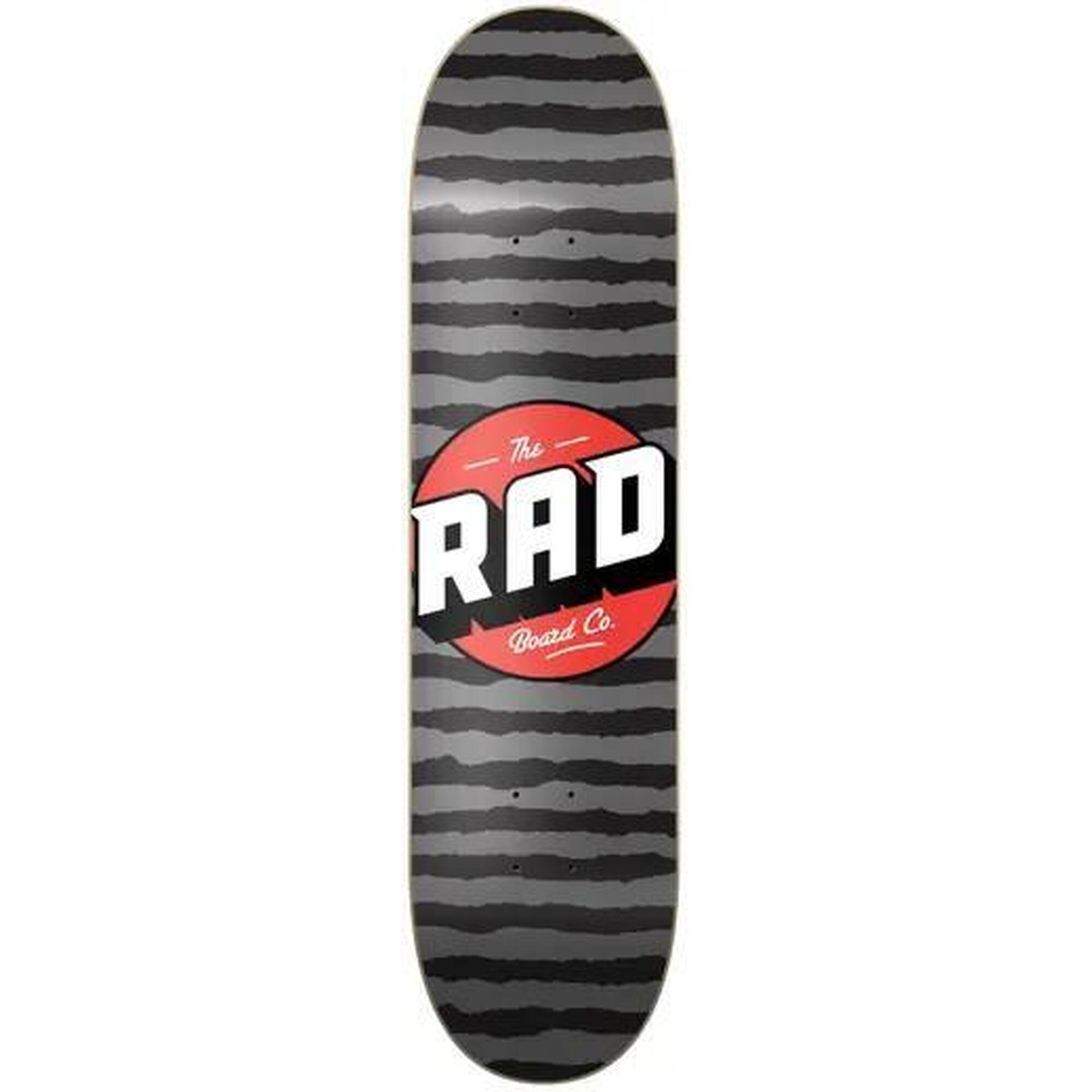 Deski Blaty RAD Stripes Logo Blat Deskorolka - 8.375" - Grey