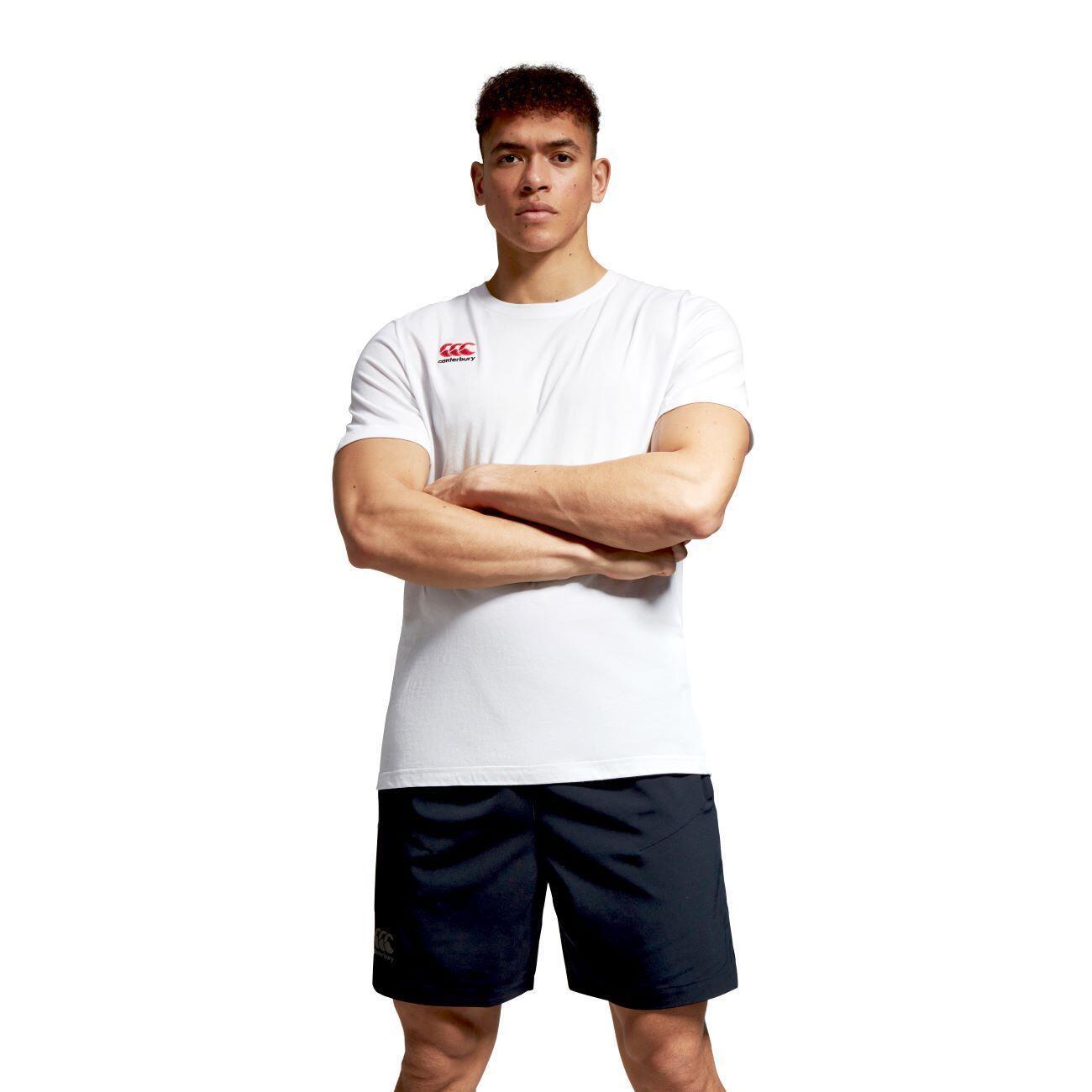 Bawełniana koszulka z małym logo Canterbury