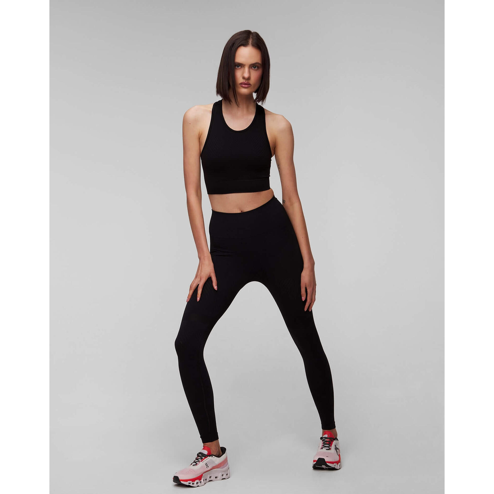 Legginsy Sportowe Damskie Casall Bezszwowe Wysoki Stan