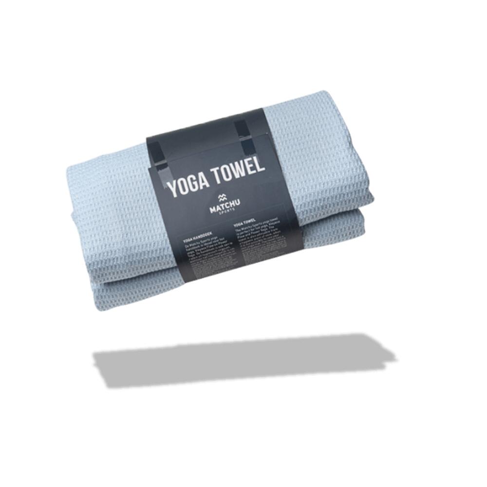 Ręcznik do jogi - Boski błękit - 80% poliestru i 20% poliamidu