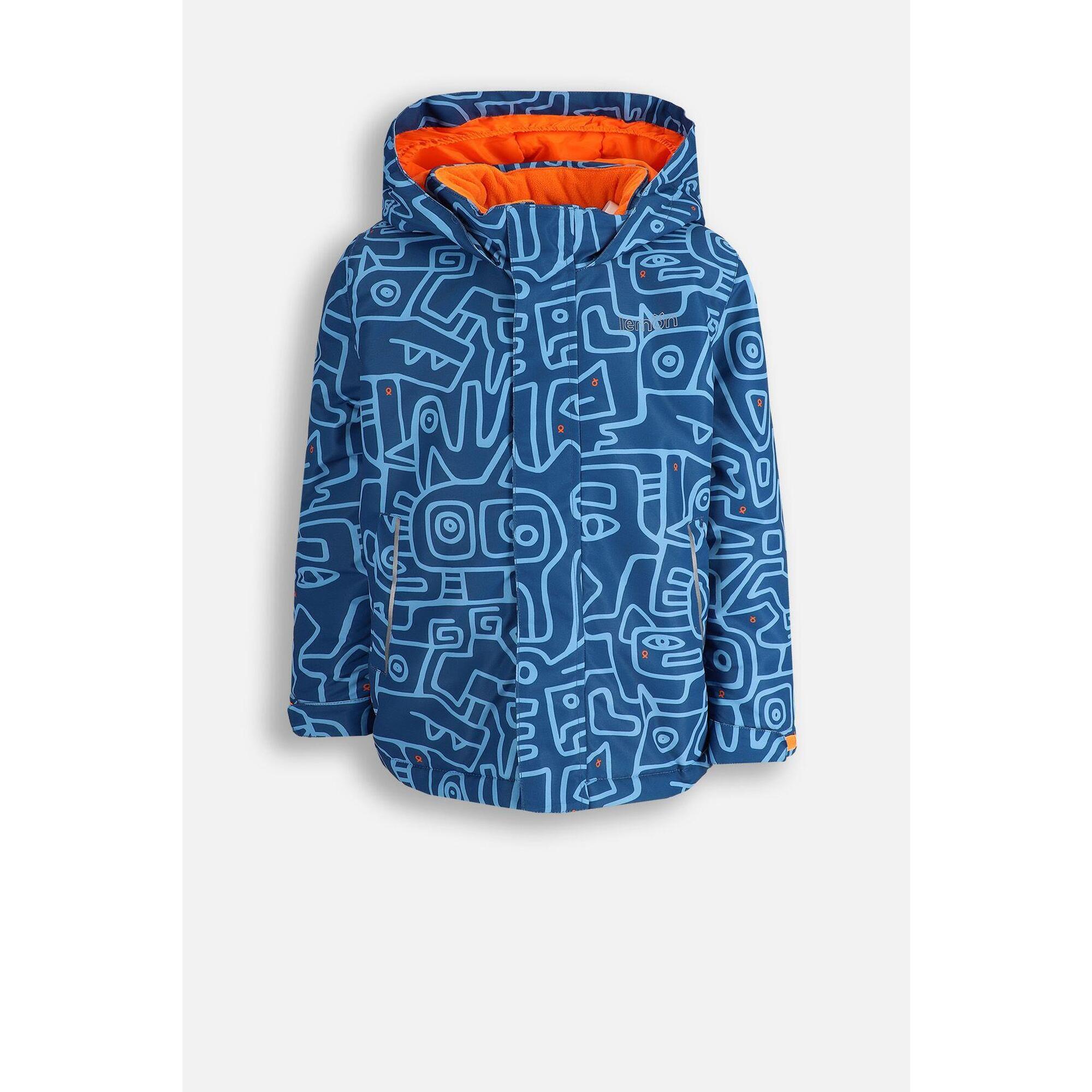 Kurtka narciarska chłopięca snowboard Lemon Explore ZL5 niebieska