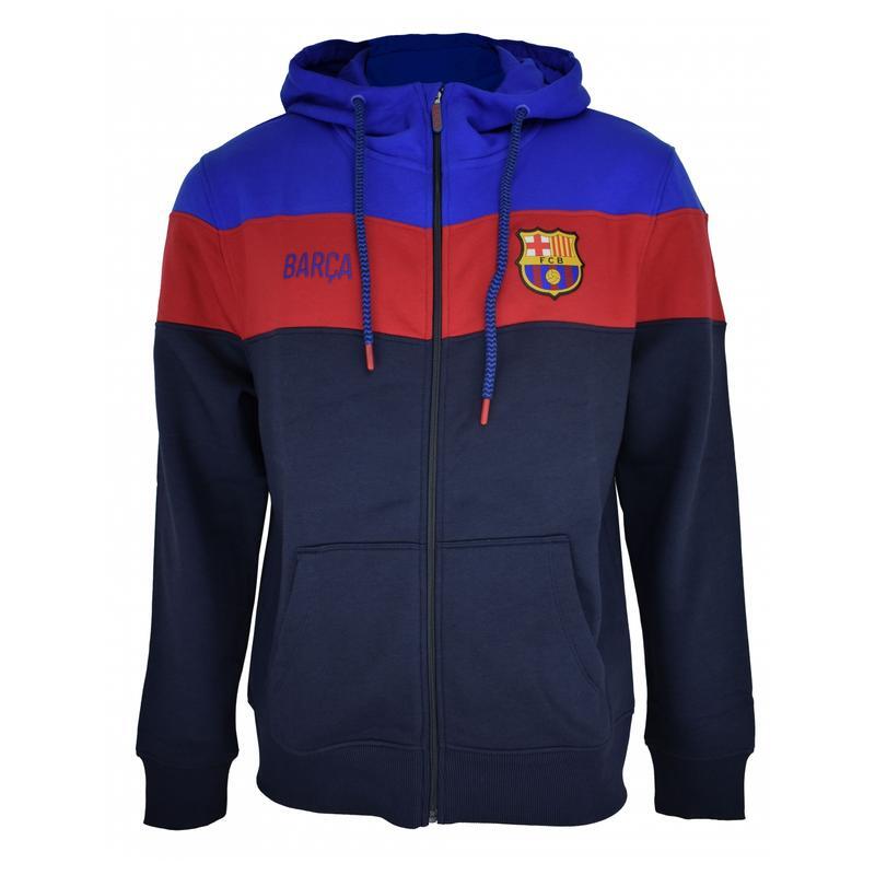 Bluza z kapturem dla dorosłych unisex Barcelona 2024-25 Blaugrana