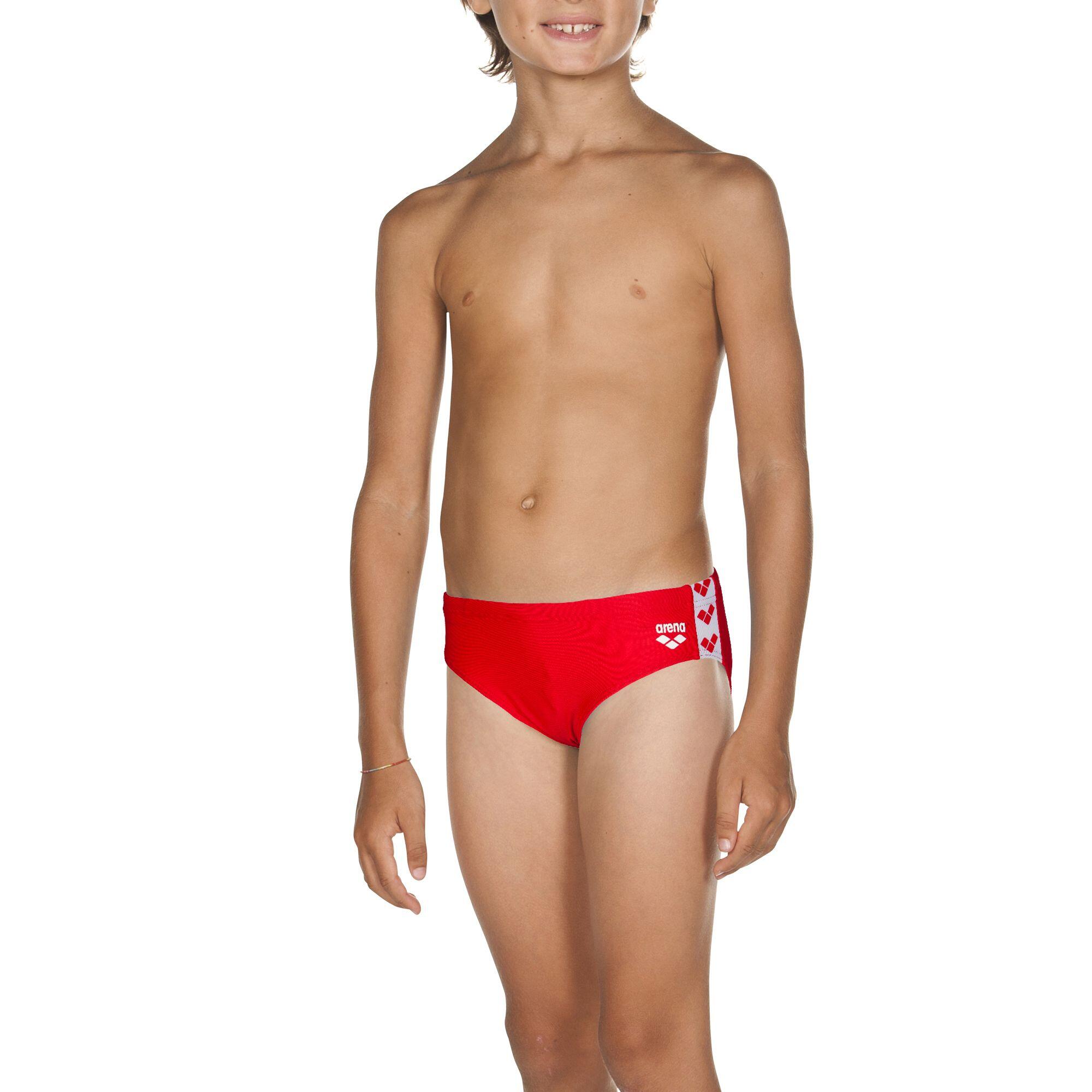 Kąpielówki chłopięce slipy kąpielowe sportowe na basen Arena Team Fit