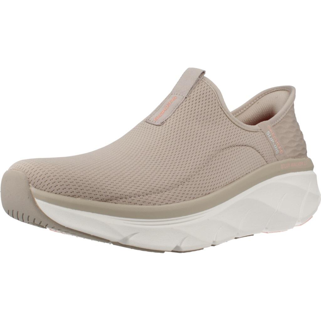 Buty SKECHERS SLIP-INS 150099S DLUX WALKER 2.0 Beżowy