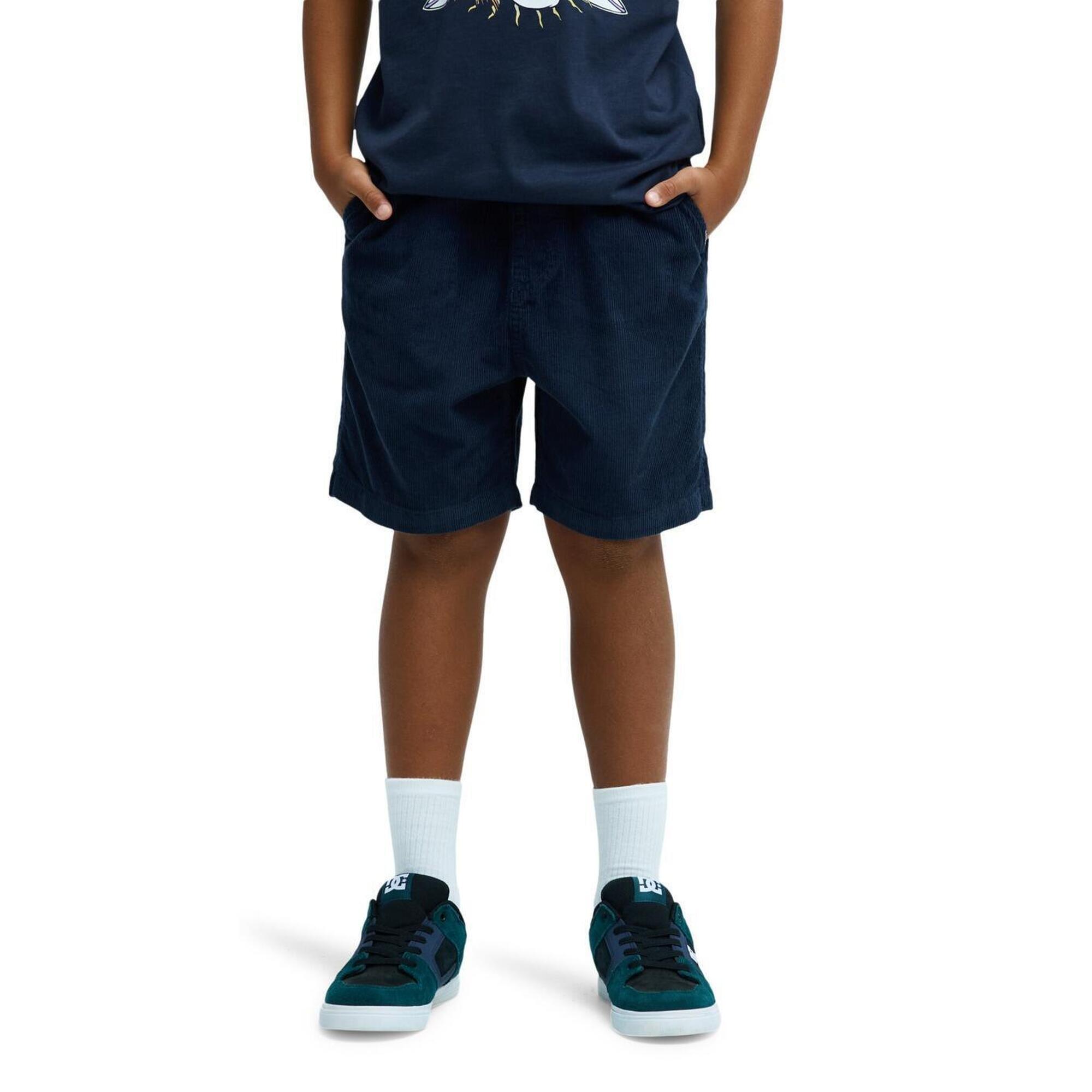 Spodenki z elastyczną talią dla Chłopcy TAXER Czarny