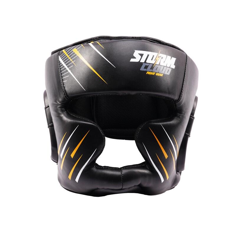 Kask Bokserski StormCloud StarFall Czarno-Żółty L/XL