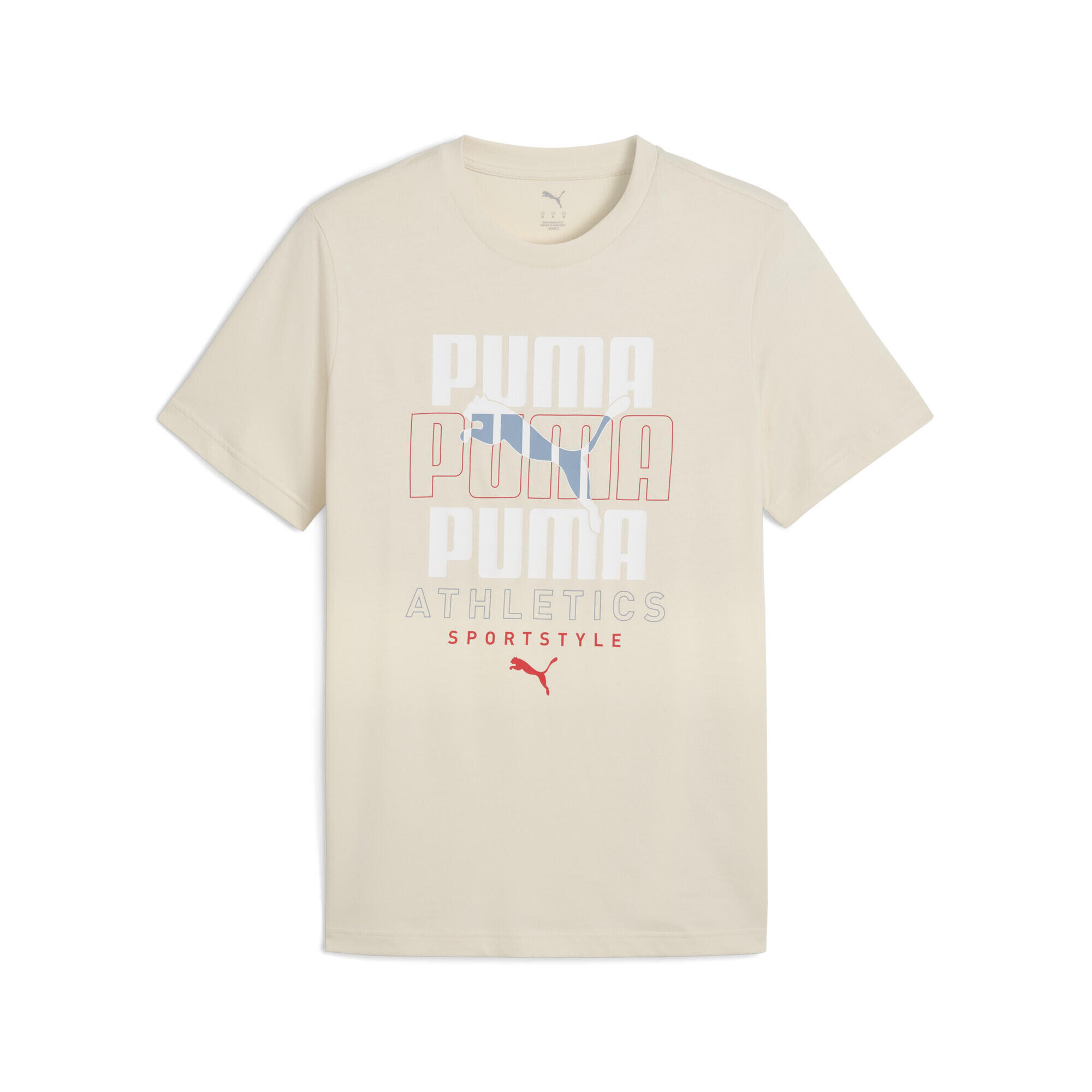 Męska koszulka z nałożonymi na siebie grafikami PUMA