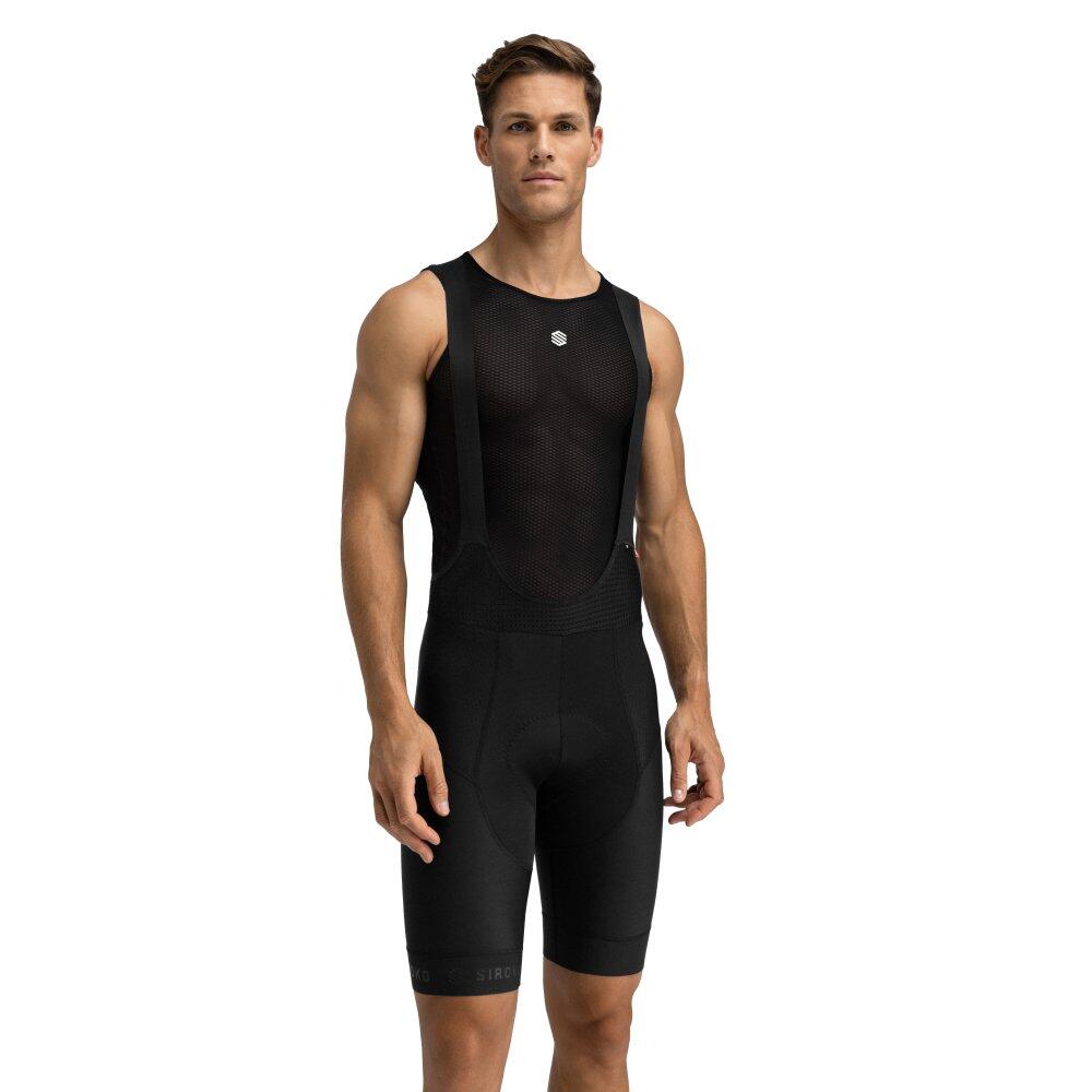 Męskie spodenki rowerowe z szelkami Kolarstwo Siroko SRX Elite