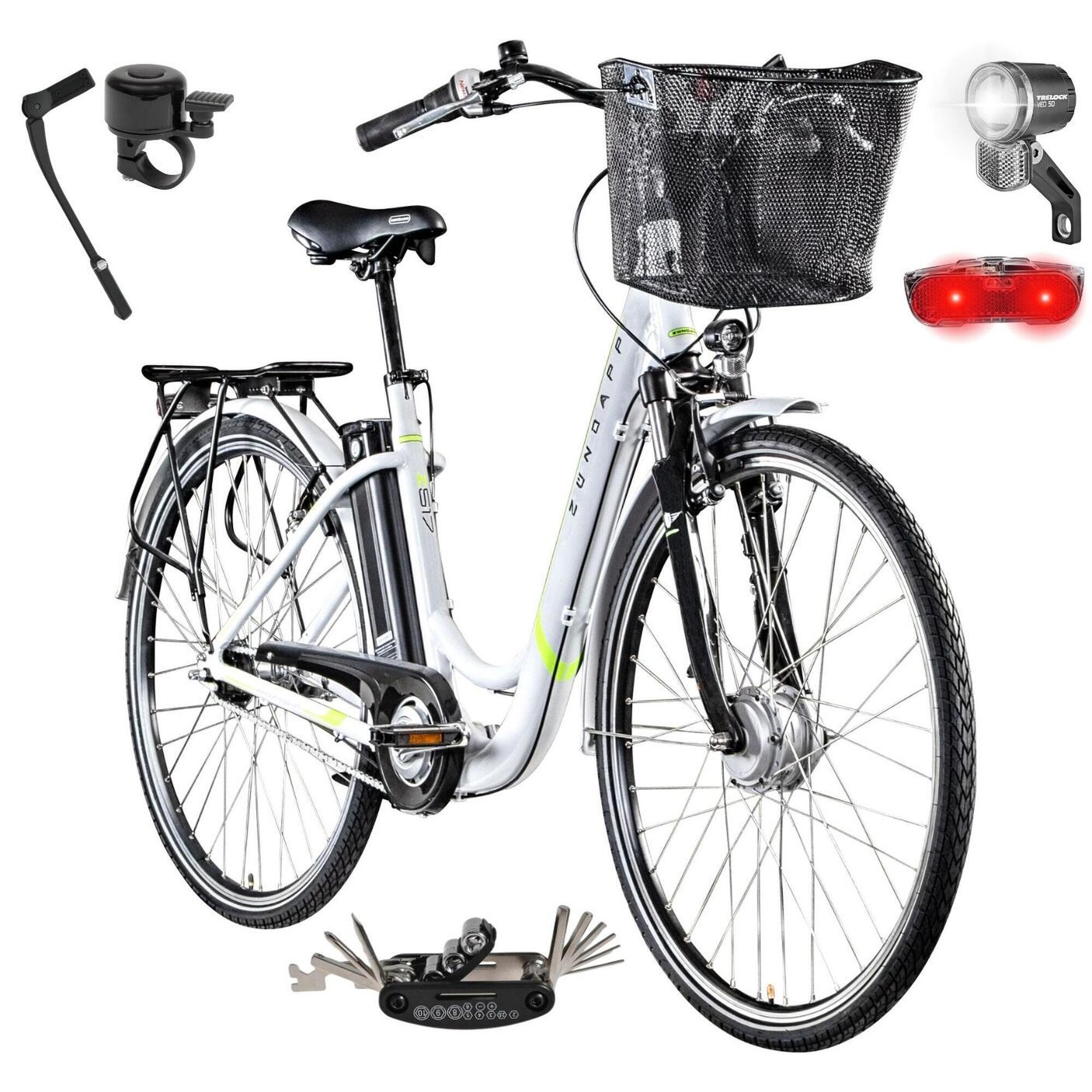 Rower Elektryczny Damski Miejski Koła 28" LCD 250 W Alu 2025 SHIMANO Nexus