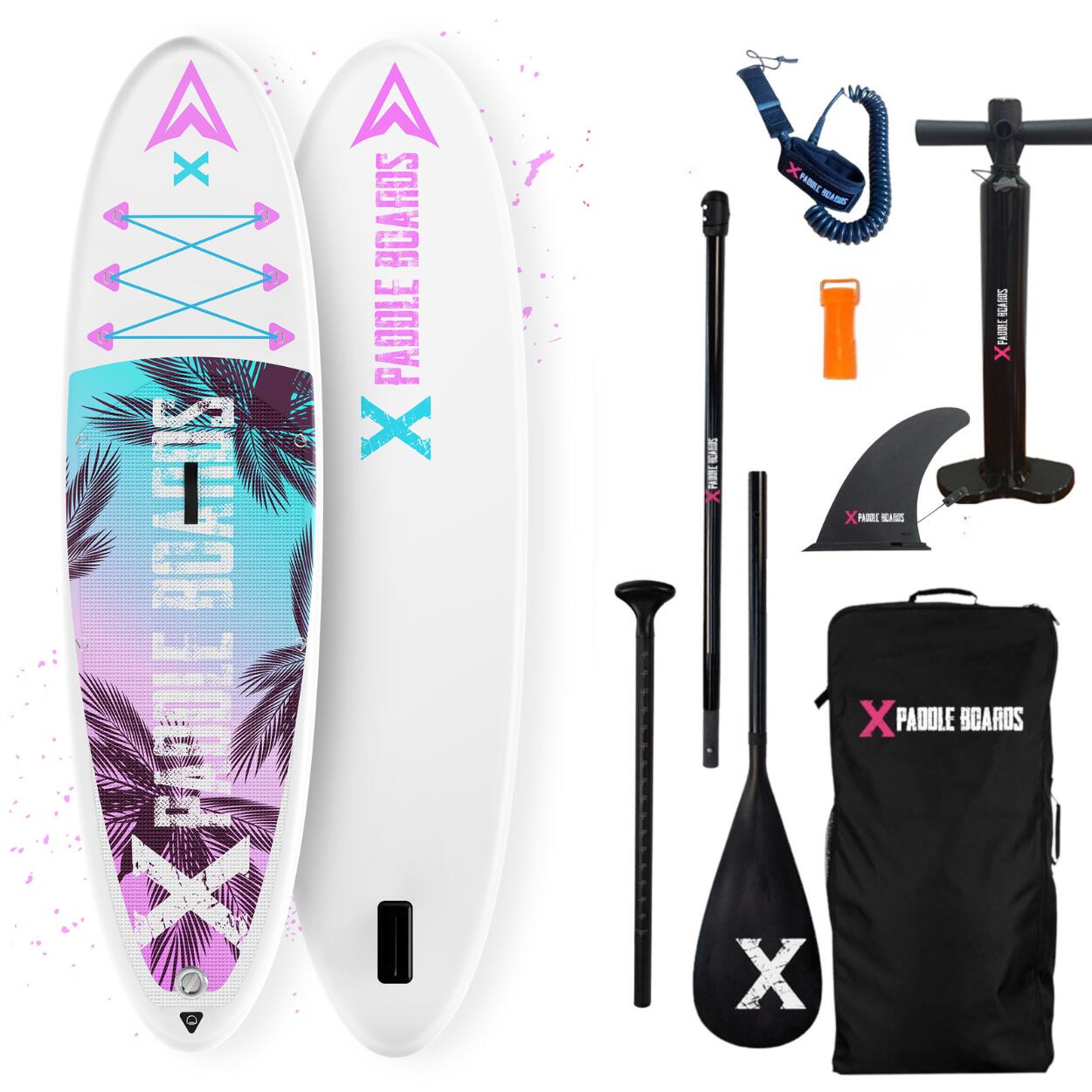 Paczka Nadmuchiwanego Paddleboardu dla Dzieci i Kobiet Pinky-X 280 x 76 x 12.5cm