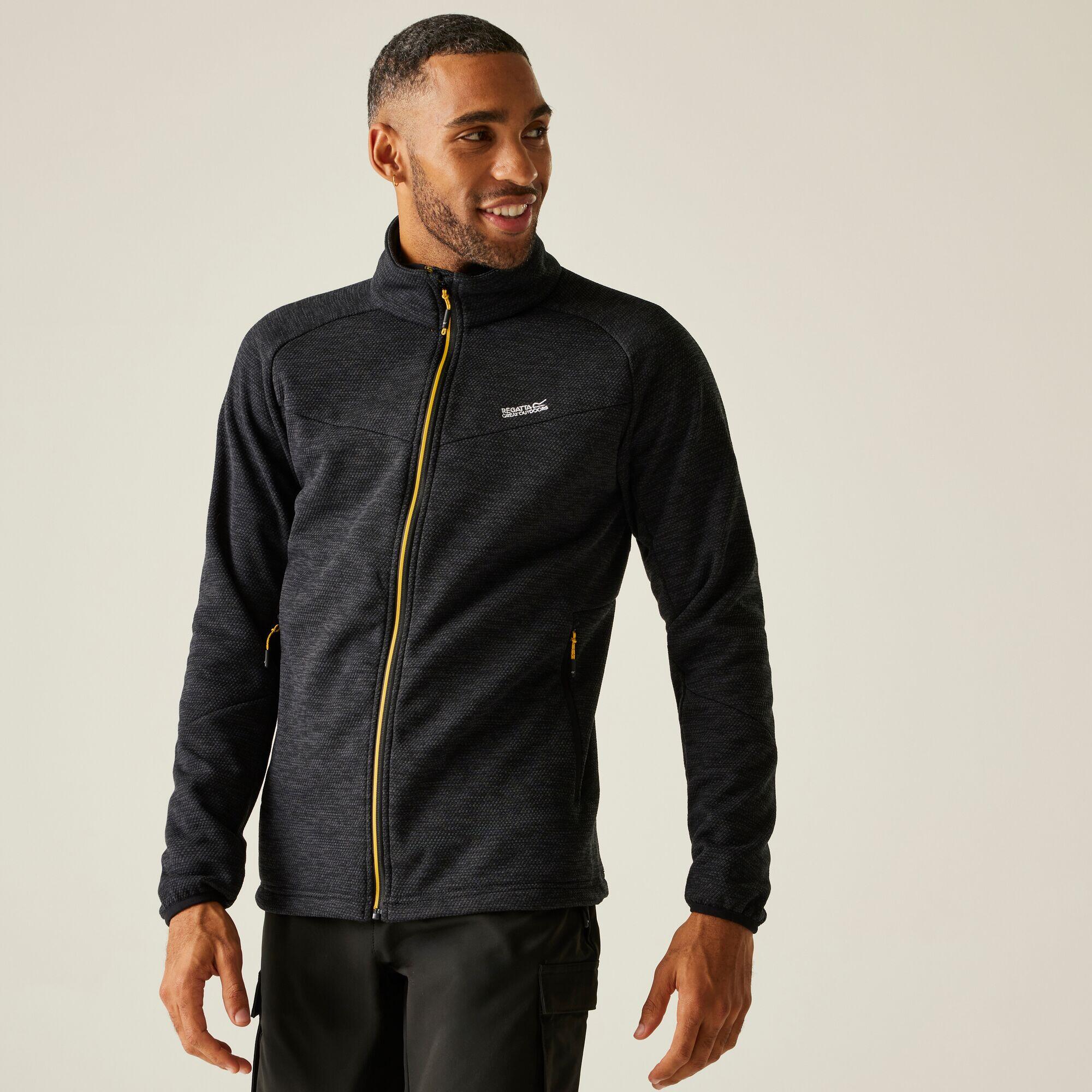 Męski polar turystyczny Rivake z pełnym zamkiem błyskawicznym