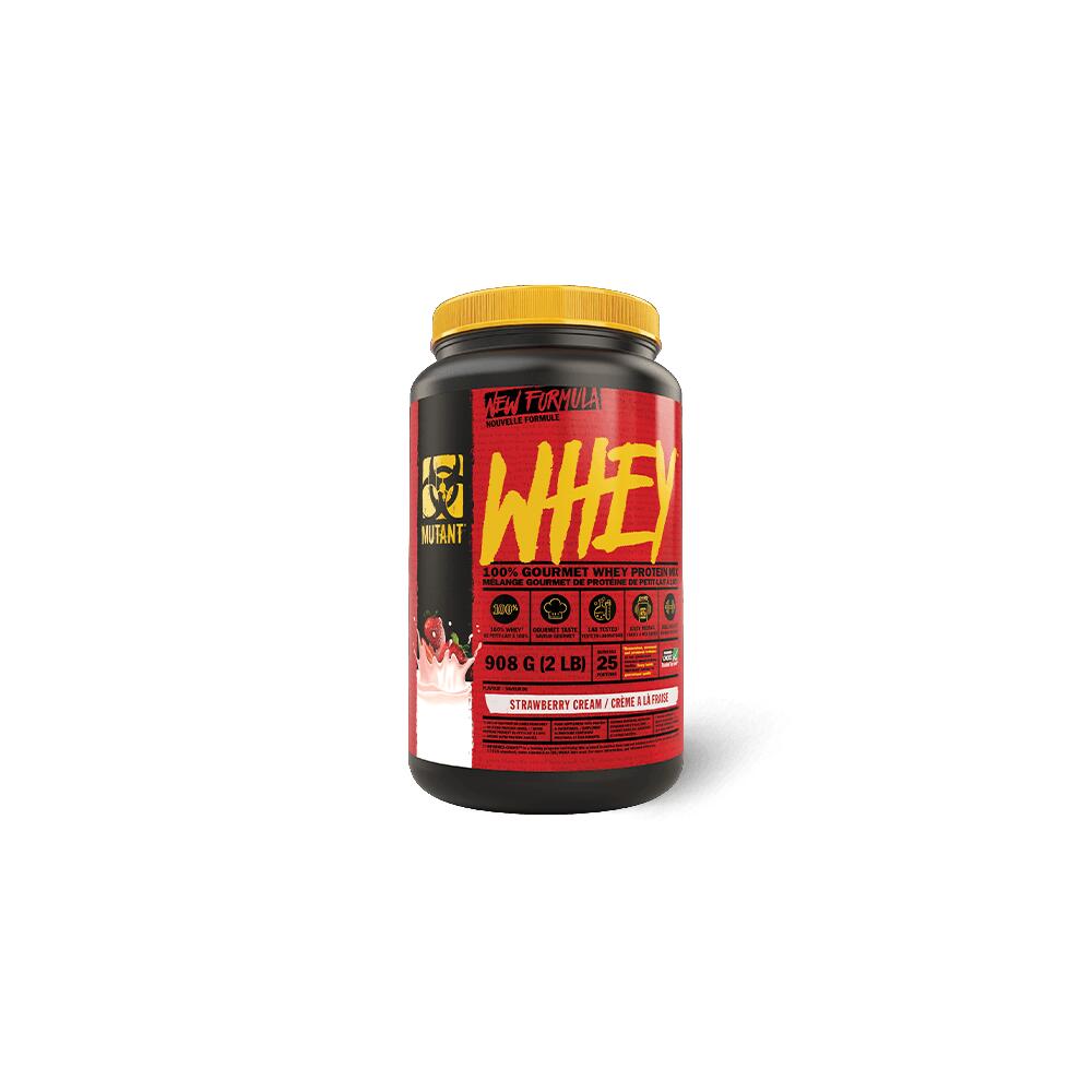 Mutant Mutant Whey (2lbs) Strawberry Cream - Białka