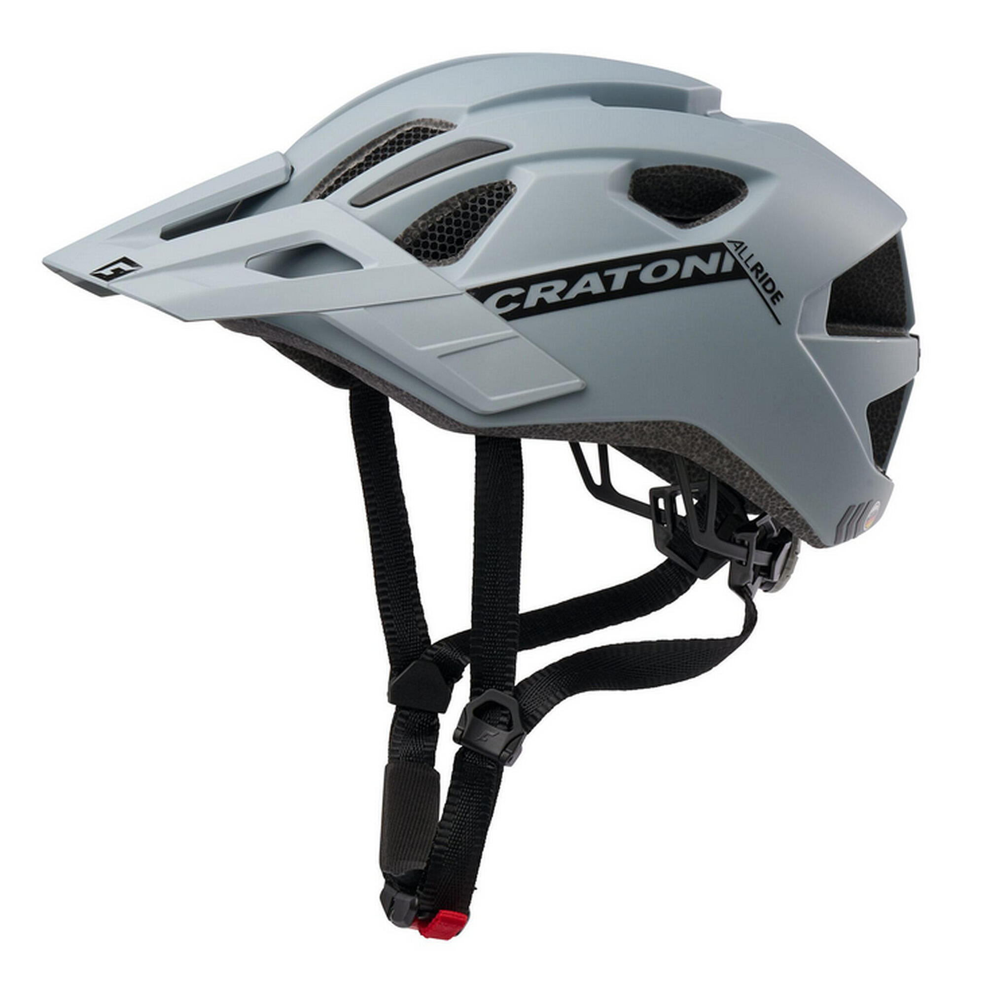 MTB - Kask rowerowy AllRide, szary