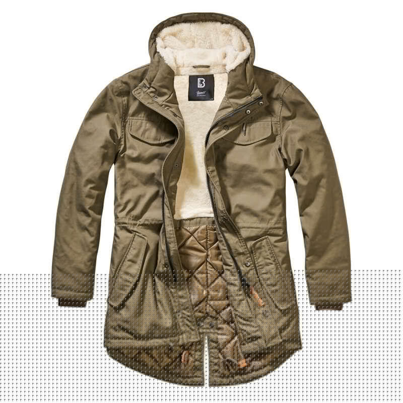 Parka zimowa Męska Brandit Parka Marsh Lake Olive