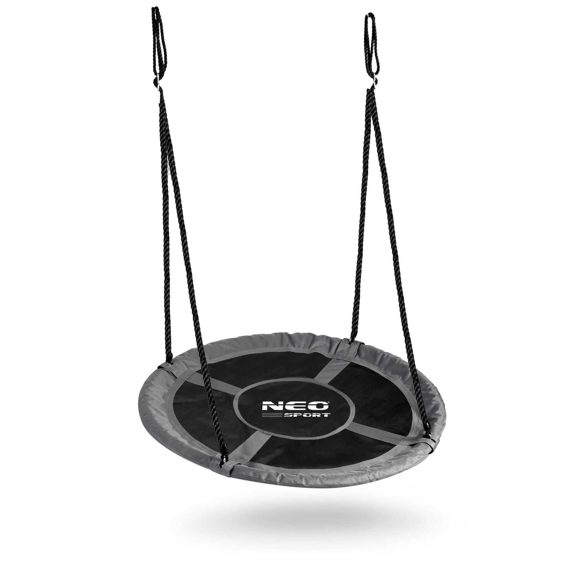 Huśtawka ogrodowa bocianie gniazdo fotel wiszący 110cm Neo-Sport