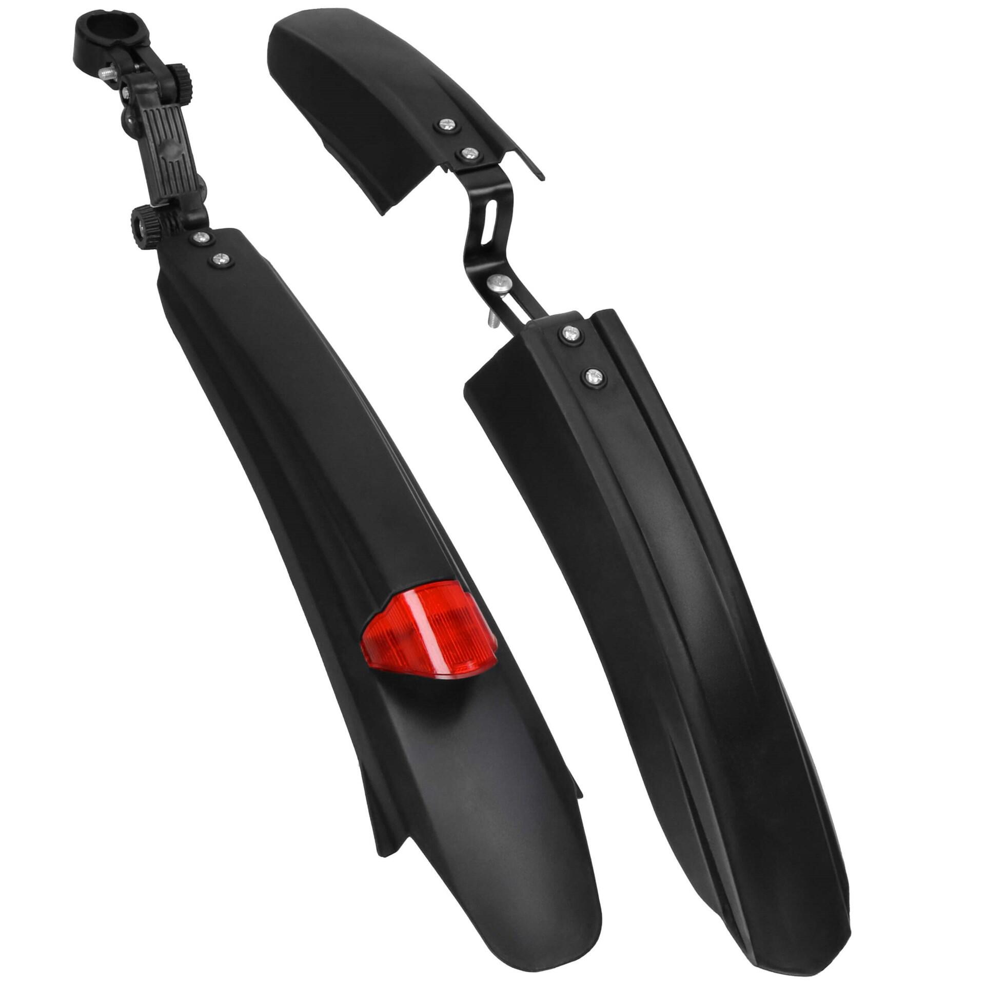 Błotniki rowerowe na przód, tył z odblaskiem, komplet 2 szt. uniwersalne