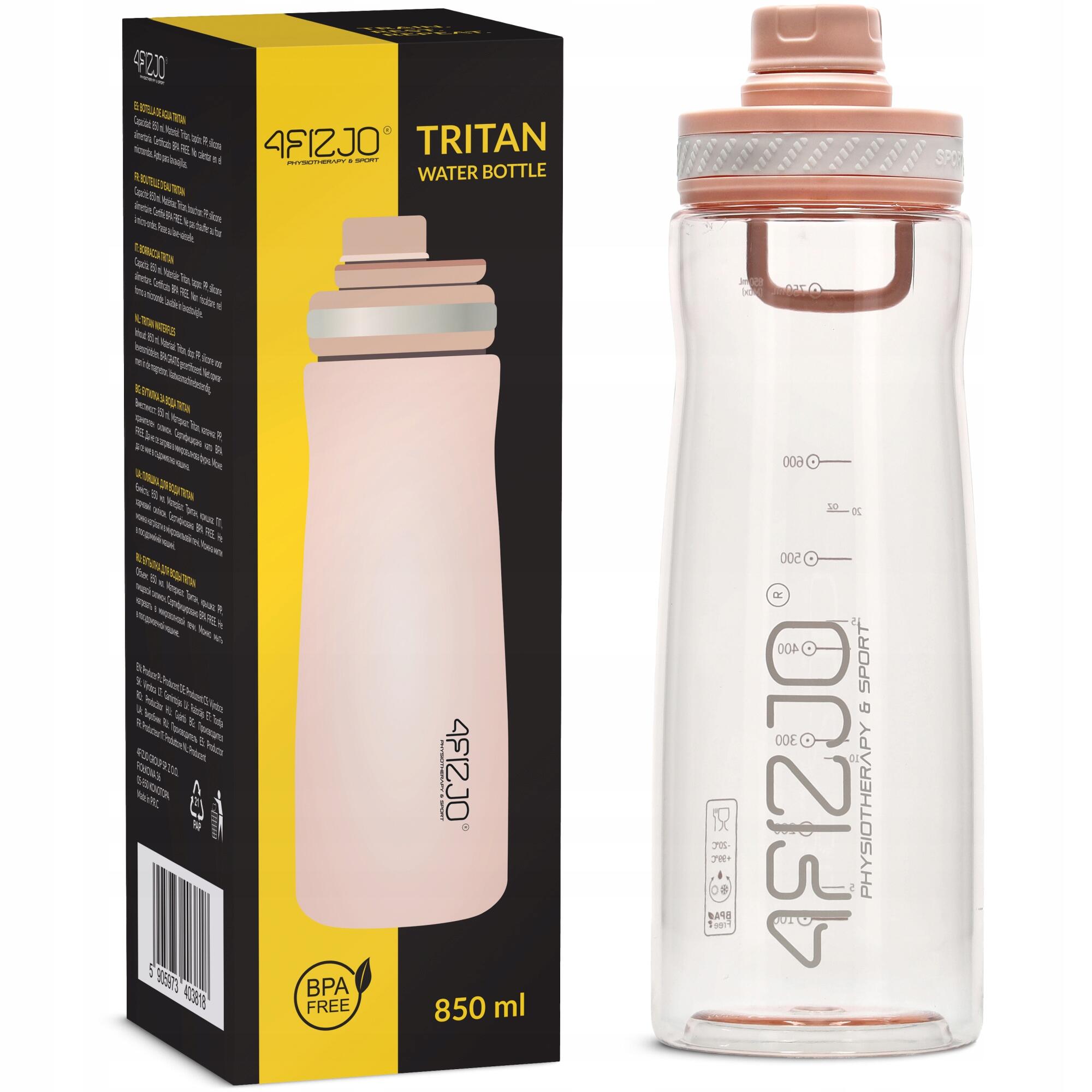 Sportowa butelka na wodę 4FIZJO 850 ml