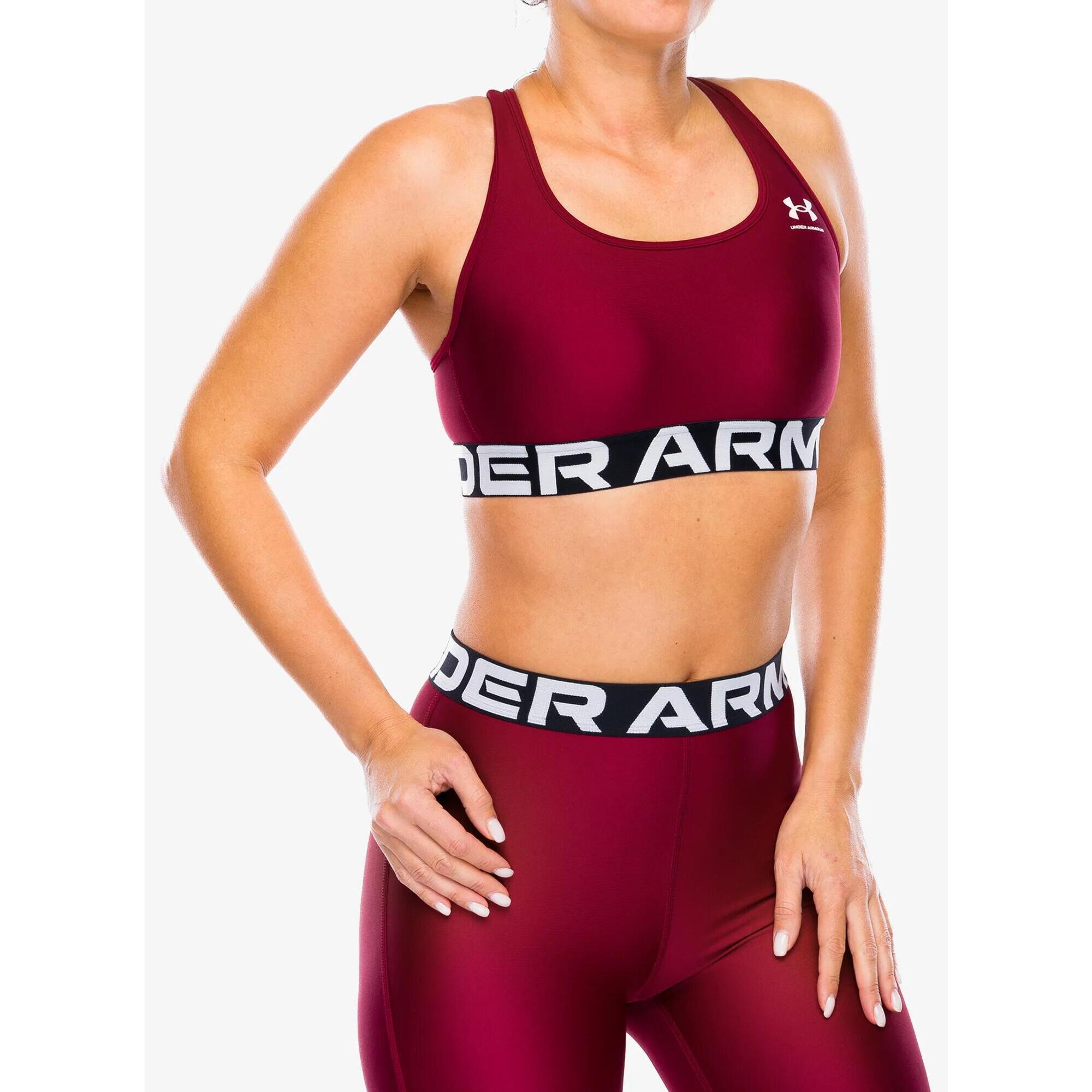 Stanik sportowy Under Armour HeatGear Authentics Mid Branded Bra