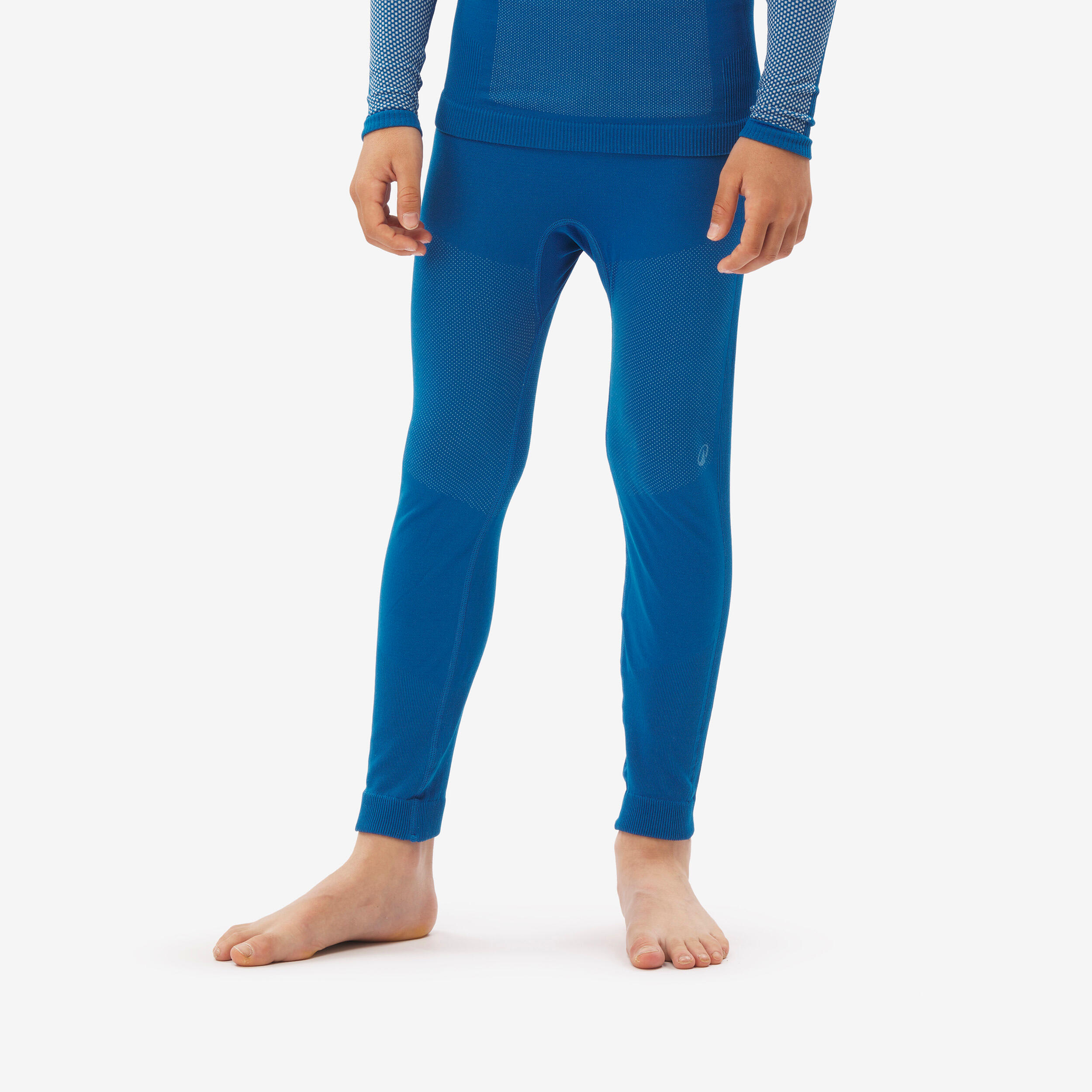 Legginsy termoaktywne narciarskie dla dzieci Quechua BL 900 seamless
