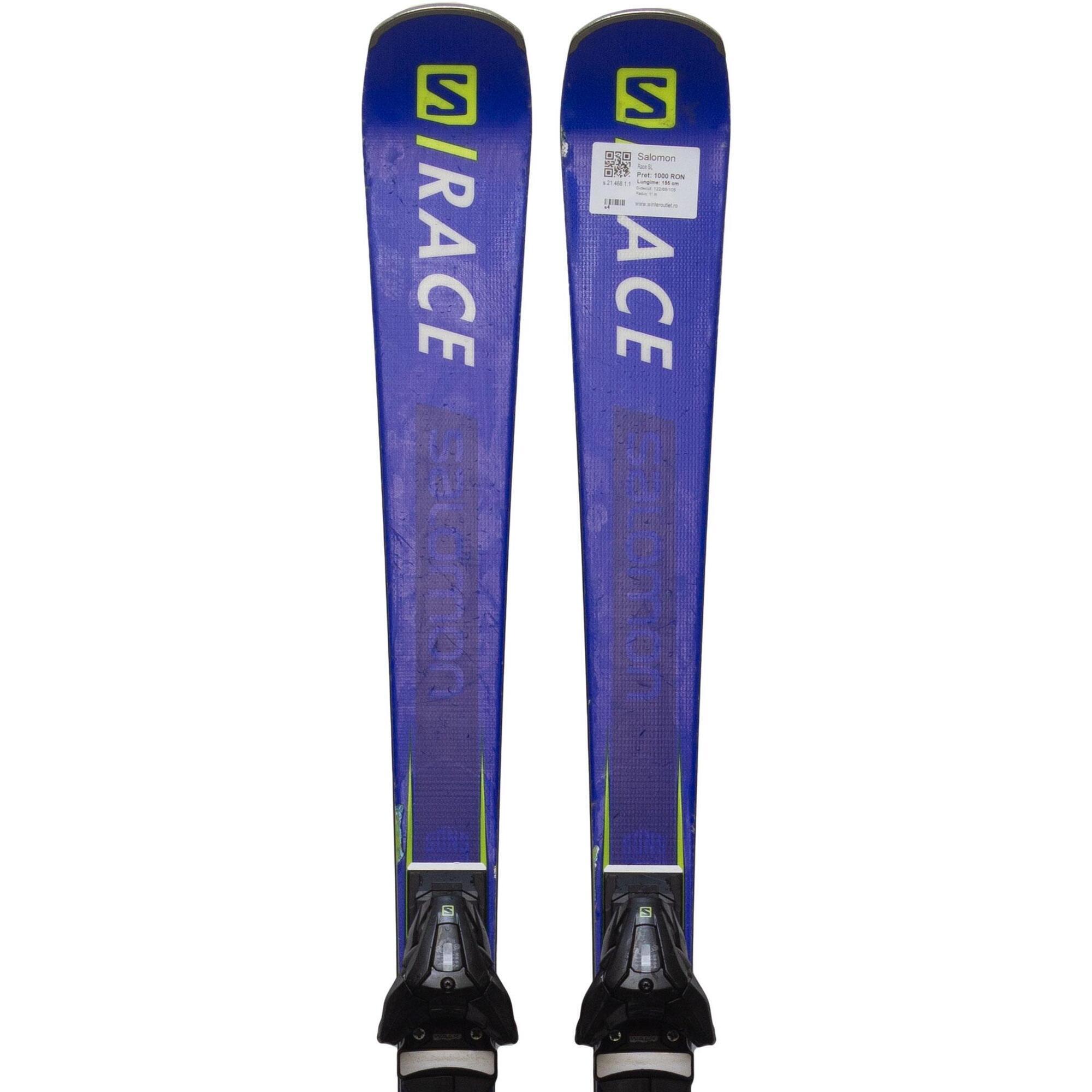 Second Life- Narty SALOMON Race SL, 155 cm- Stan zadowalający