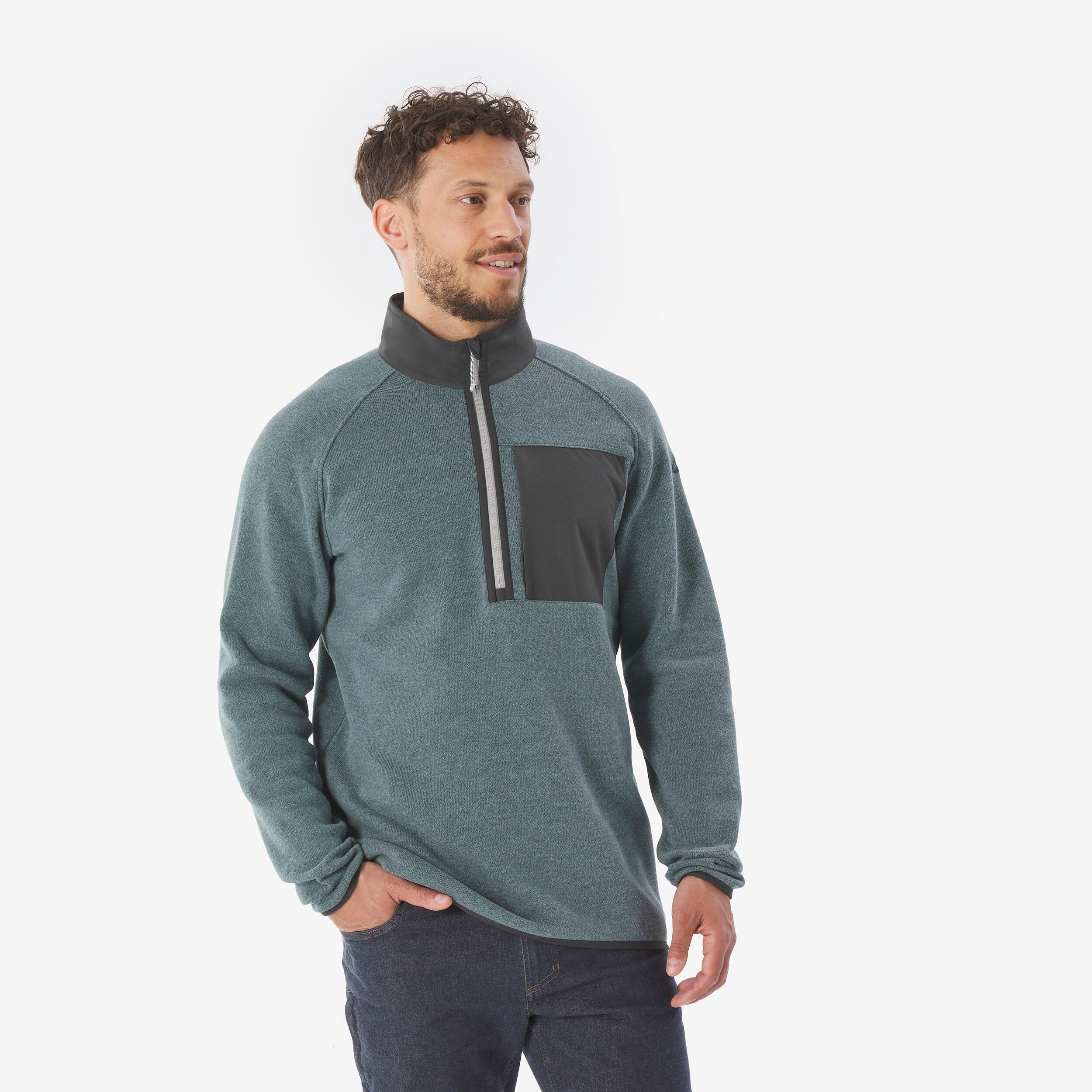 Sweter turystyczny męski Quechua NH500