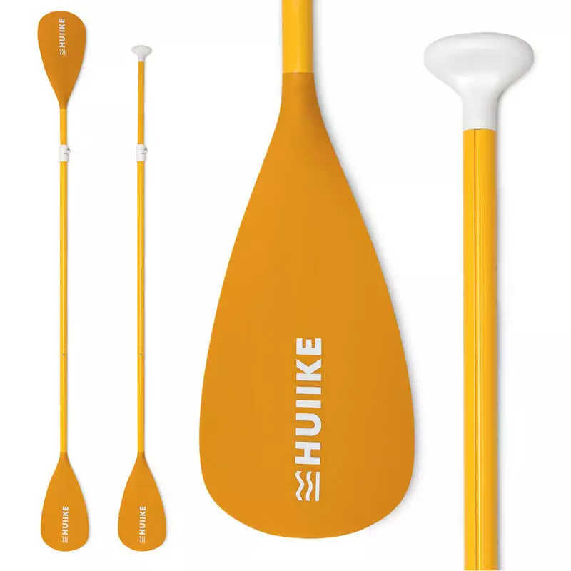 Wiosło do Deski SUP 2 w 1 z Aluminium HUIIKE, Pomarańczowy, Regulowane Odłączany
