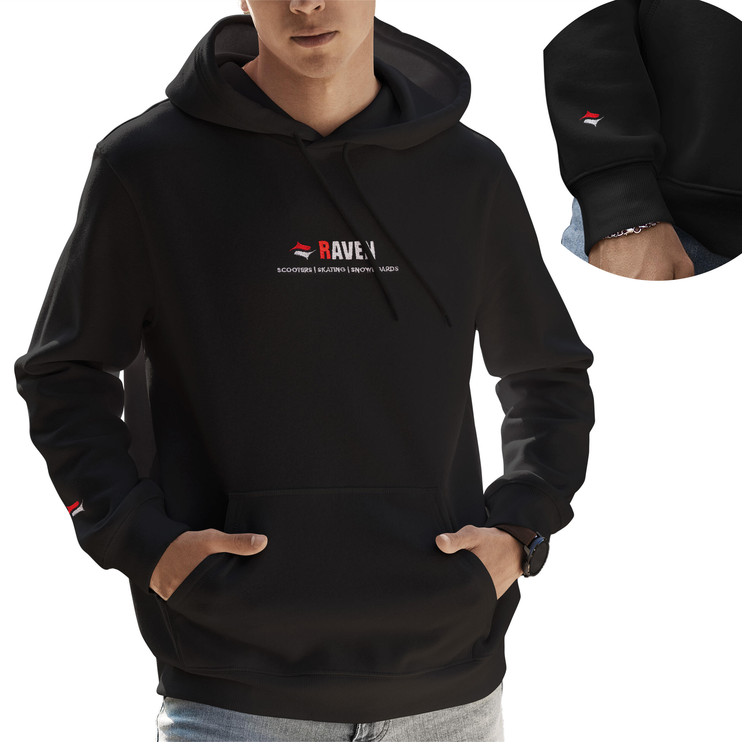 Bluza sportowa kangurka męska Raven