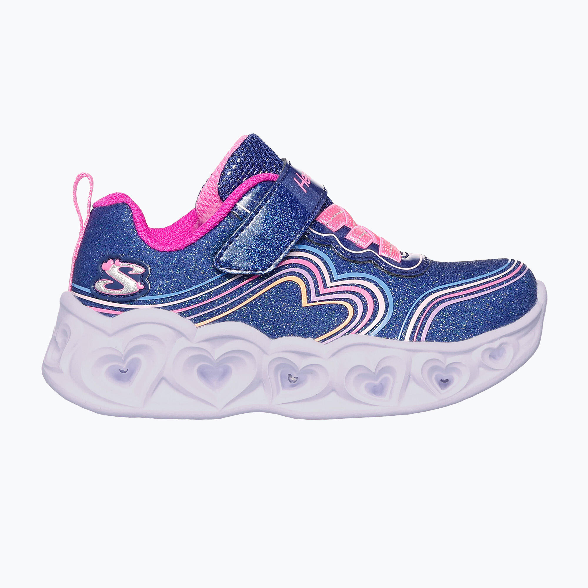 Buty dziecięce SKECHERS Heart s Retro Hearts leather trim