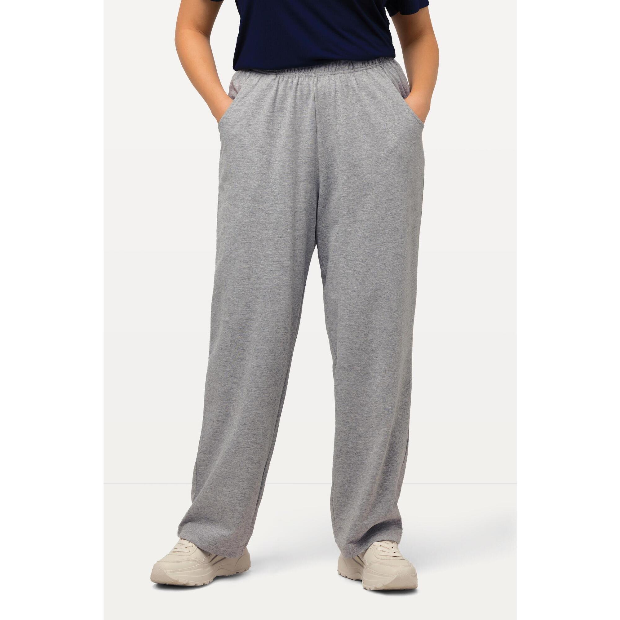 Damskie Spodnie dresowe prosty krój gumka w pasie