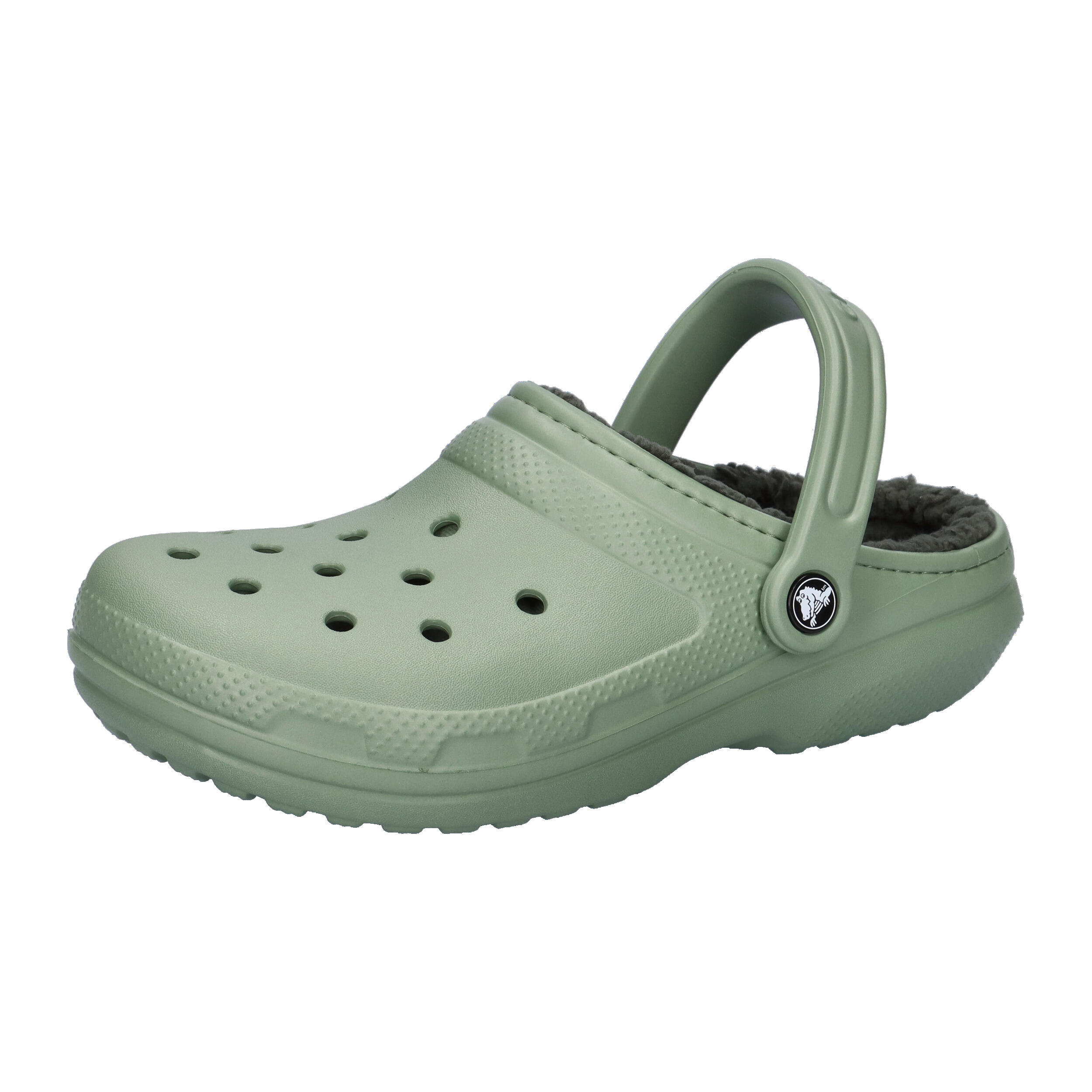 Sandały CROCS CLASSIC LINED CLOG Zielony