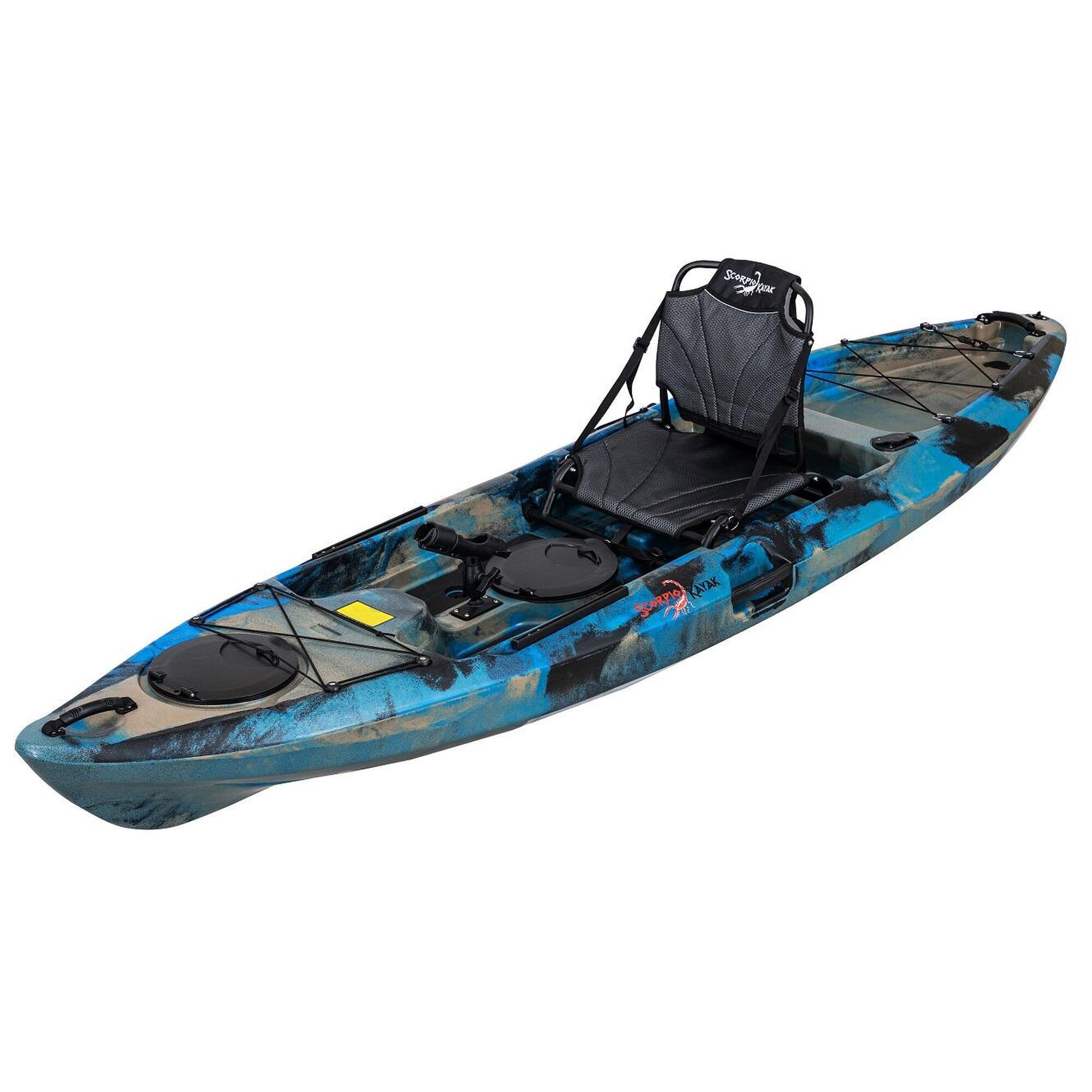 Kajak Jednoosobowy Stabilny Wędkarski Do Pływania Scorpio Kayak Lagoon 10