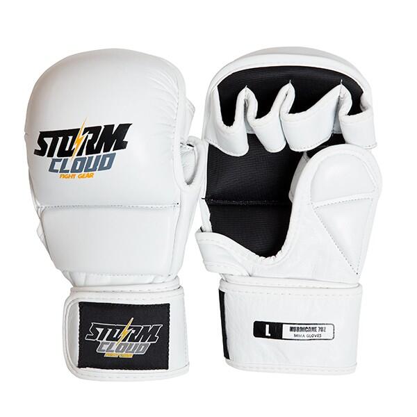 Rękawice MMA StormCloud Hurricane 2 Sparingowe Białe 7oz M