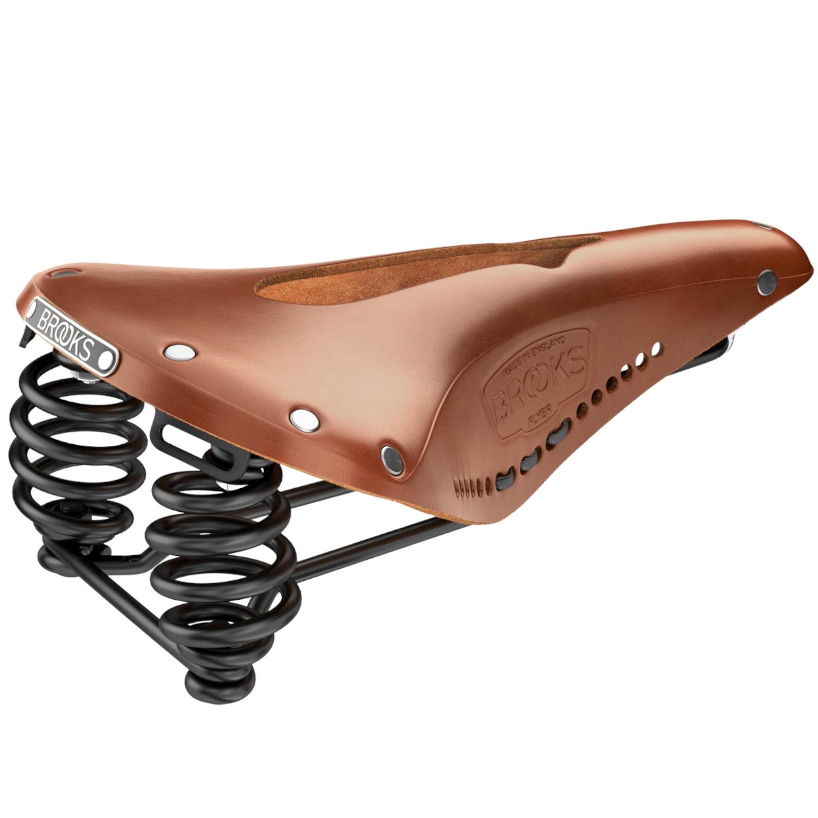 Siodełko Rowerowe Flyer Rzeźbione Miodowe