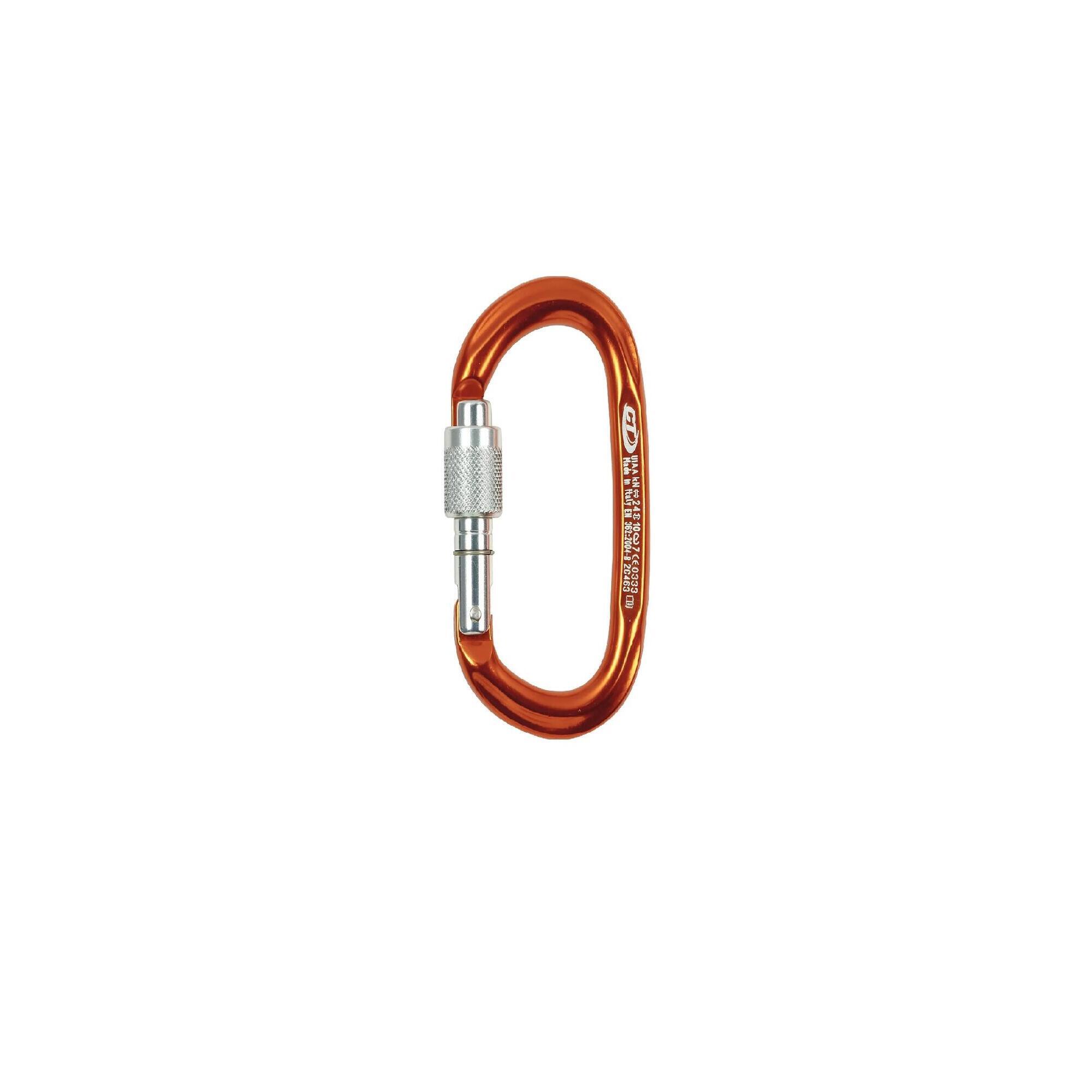 Karabinek do wspinaczki Climbing Technology Pillar CF SG Screw Gate