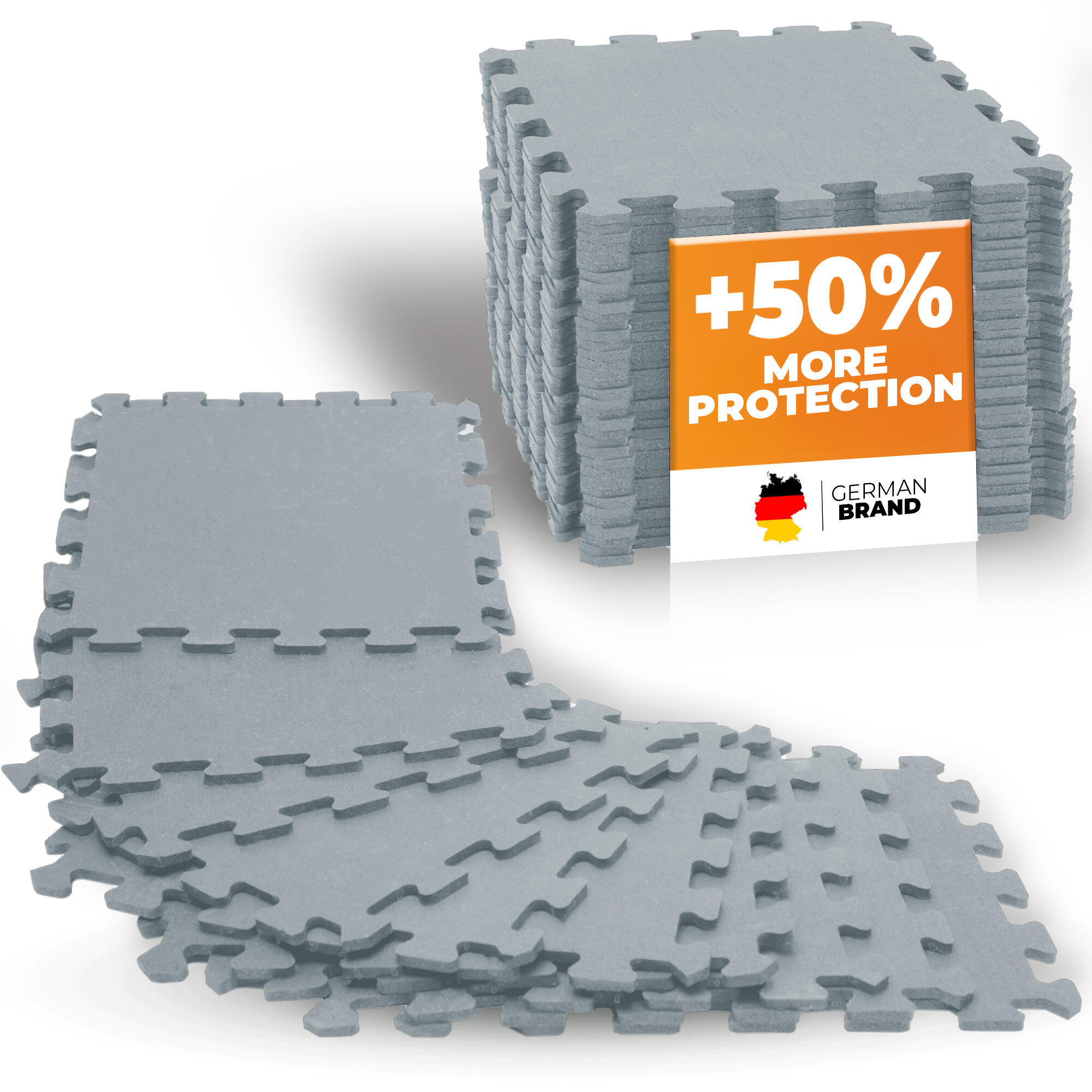 Mata fitness – ciężka mata gumowa – zestaw 8 puzzli ochronnych