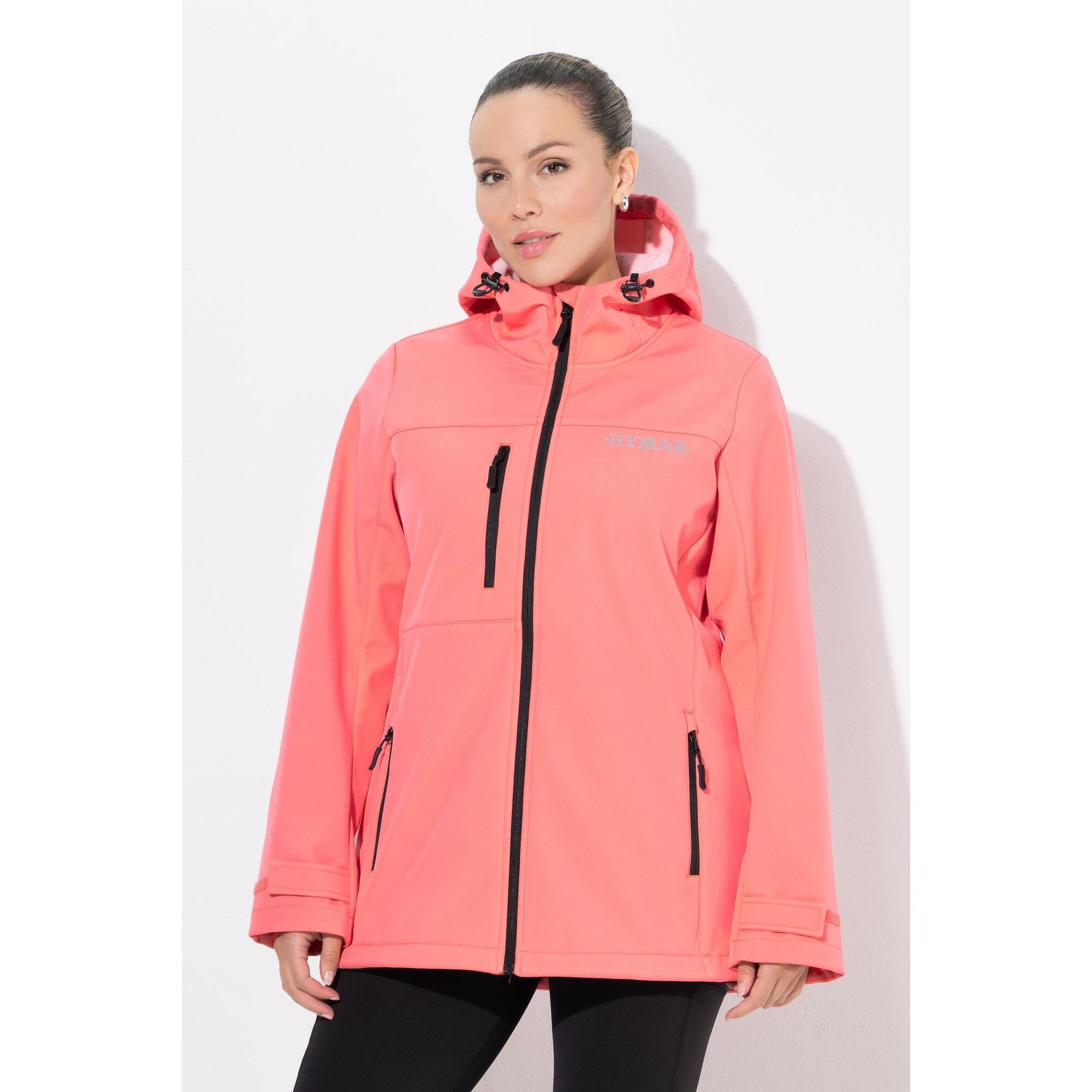 Damskie Kurtka softshell HYPRAR hydrofobowa stretch odblask
