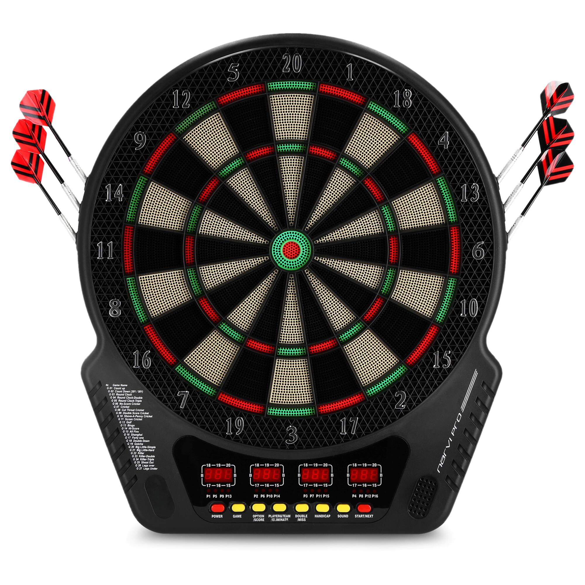 Tarcza elektroniczna do gry w rzutki darta Spokey Narvi Pro