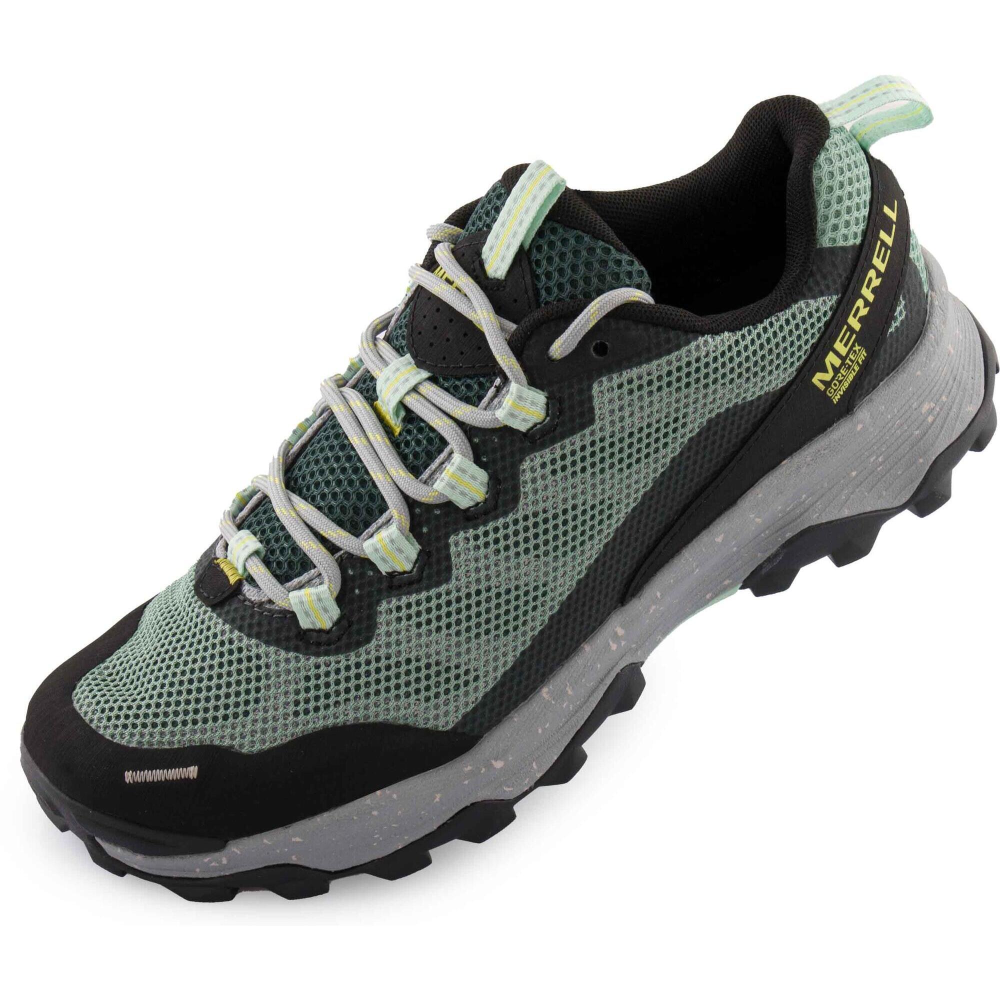 Damskie buty Merrell Speed Strike GTX, wodoodporne, szaro-niebieskie