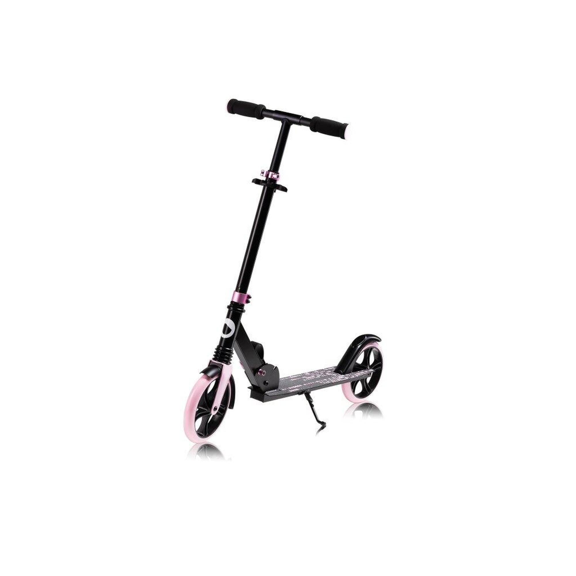 Hulajnoga Lionelo Luca czarno-karbonowo-różowa