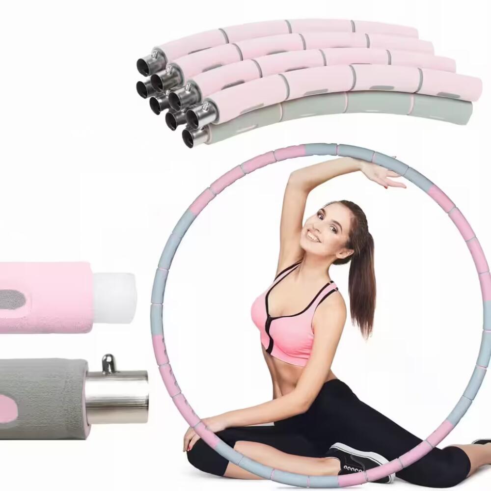 Hula hop odchudzające składane piankowe premium antypoślizgowe fit.me