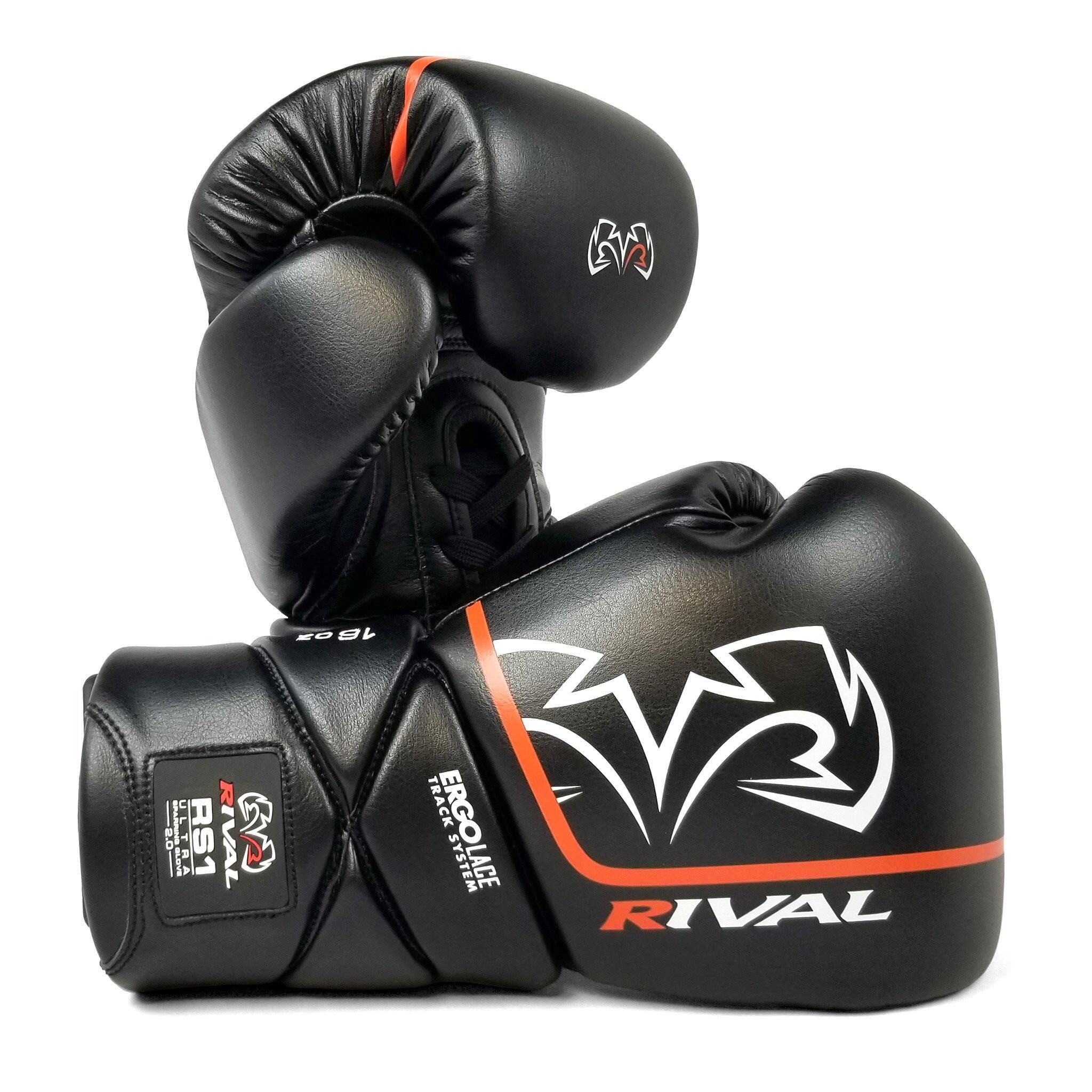 Rękawice bokserskie Rival RS1 2 Pro Sparring Czarne 14oz