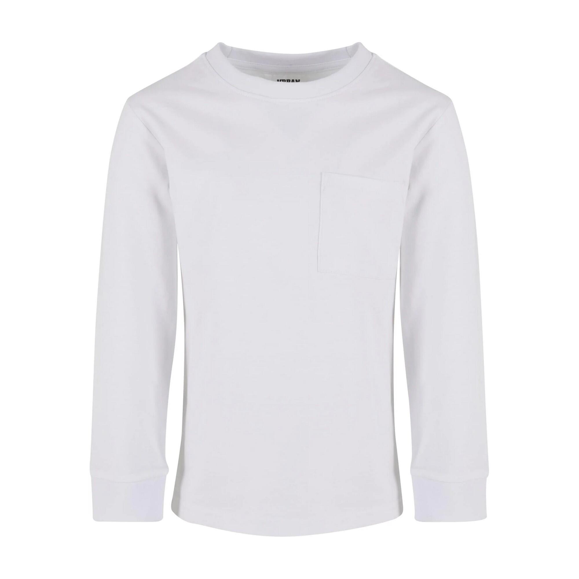 Chłopięca Koszulka Z Długim Rękawem Z Kieszenią O Dużej Gramaturze