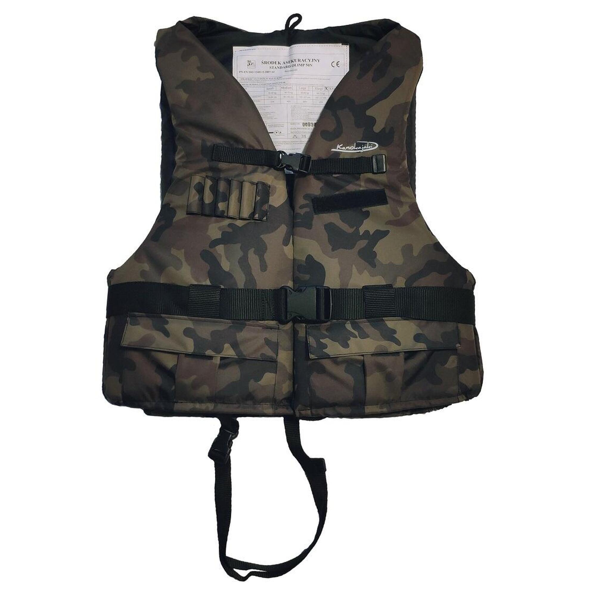 Kamizelka Asekuracyjna Wędkarska Na Wyprawy Wodne Unisex Olimp Moro