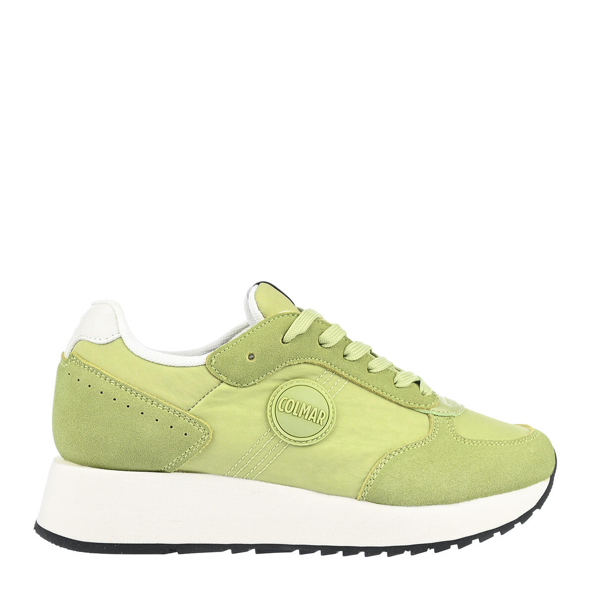 Buty Sneakersy damskie COLMAR TRAVIS ONE HIGH OUTSOLE zamsz wysoka podeszwa