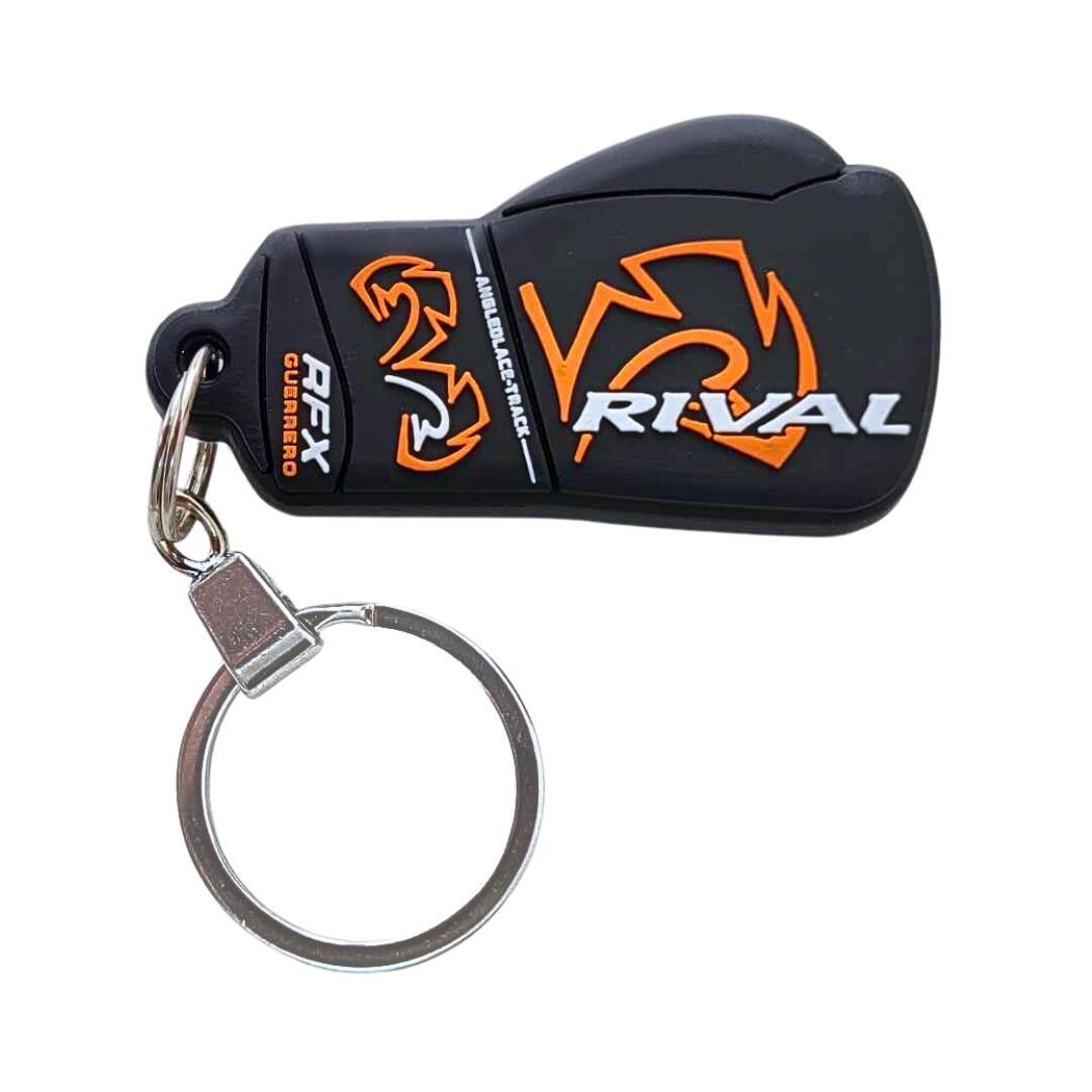 Rival Breloczek Rękawice Bokserskie RFX-Guerrero Czarno-Pomarańczowy