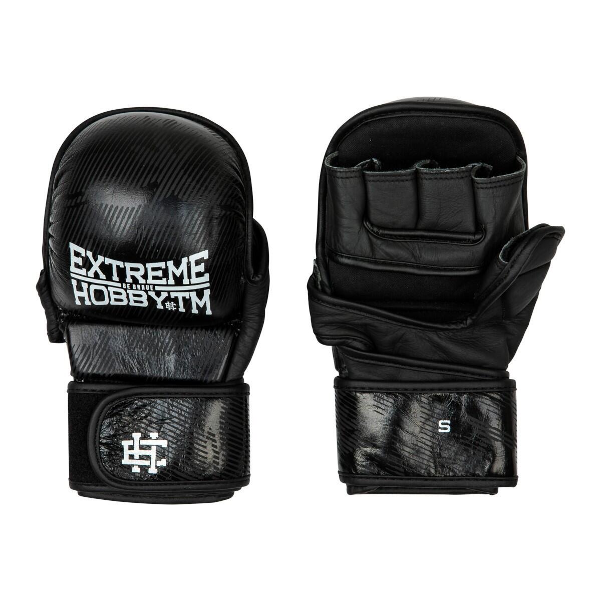 Rękawice do MMA i Muay Thai skóra naturalna EXTREME HOBBY HAVOC TRAINING