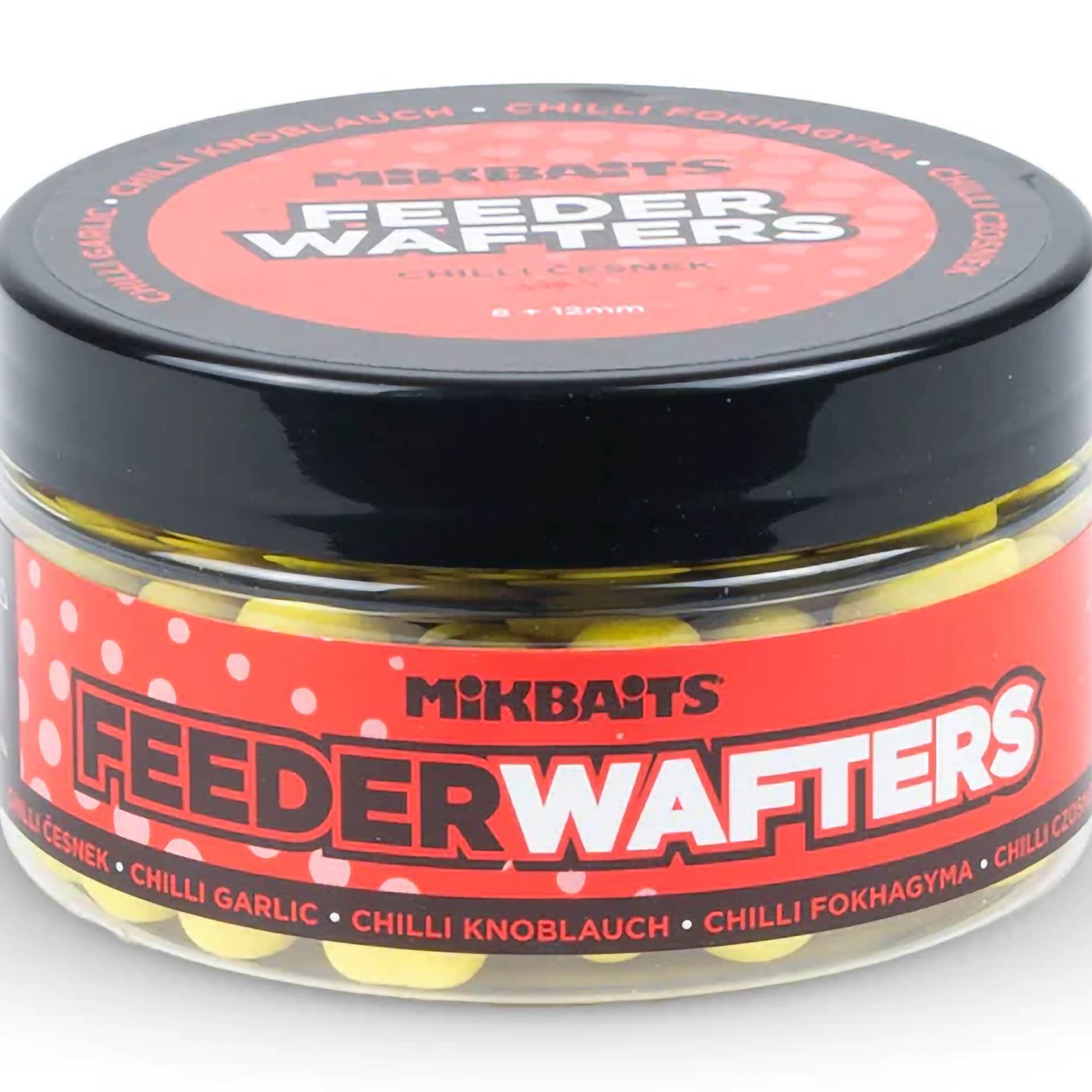 Przynęta Kulki Mikbaits Feeder Wafters Chilli Czosnek 8-12Mm 100Ml