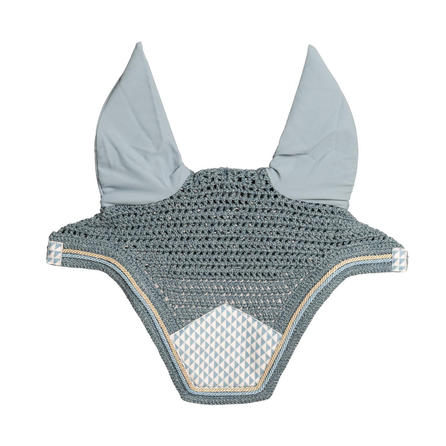 Krótka czapka dla konia z weluru z nadrukami Kentucky Horsewear Wellington