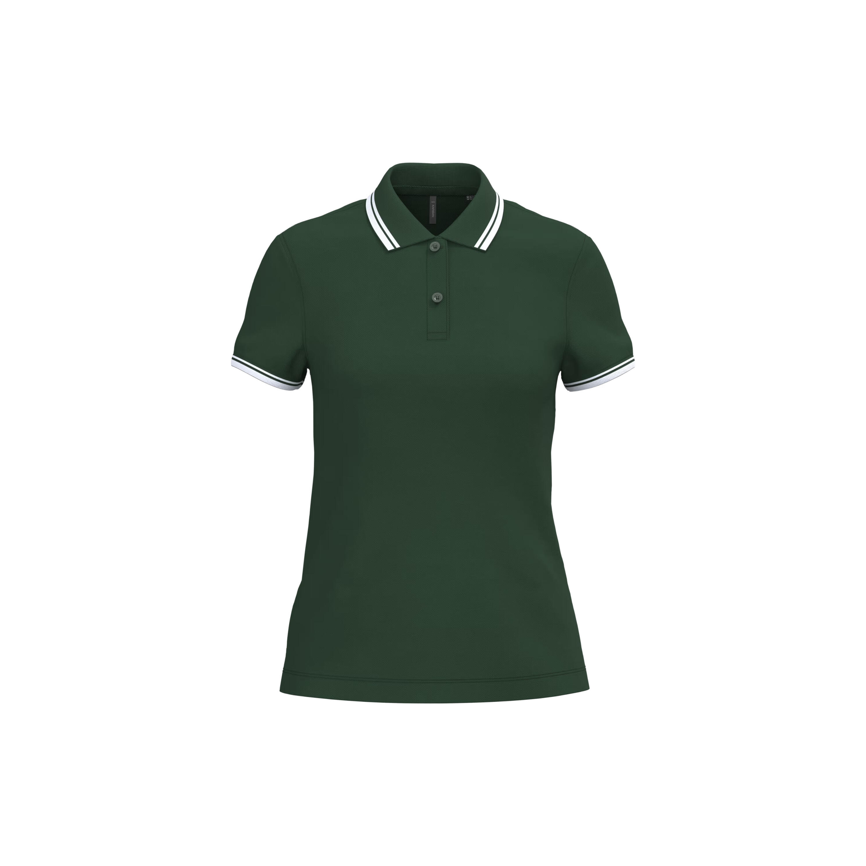 Polo z kontrastowymi lamówkami dla kobiet Kariban