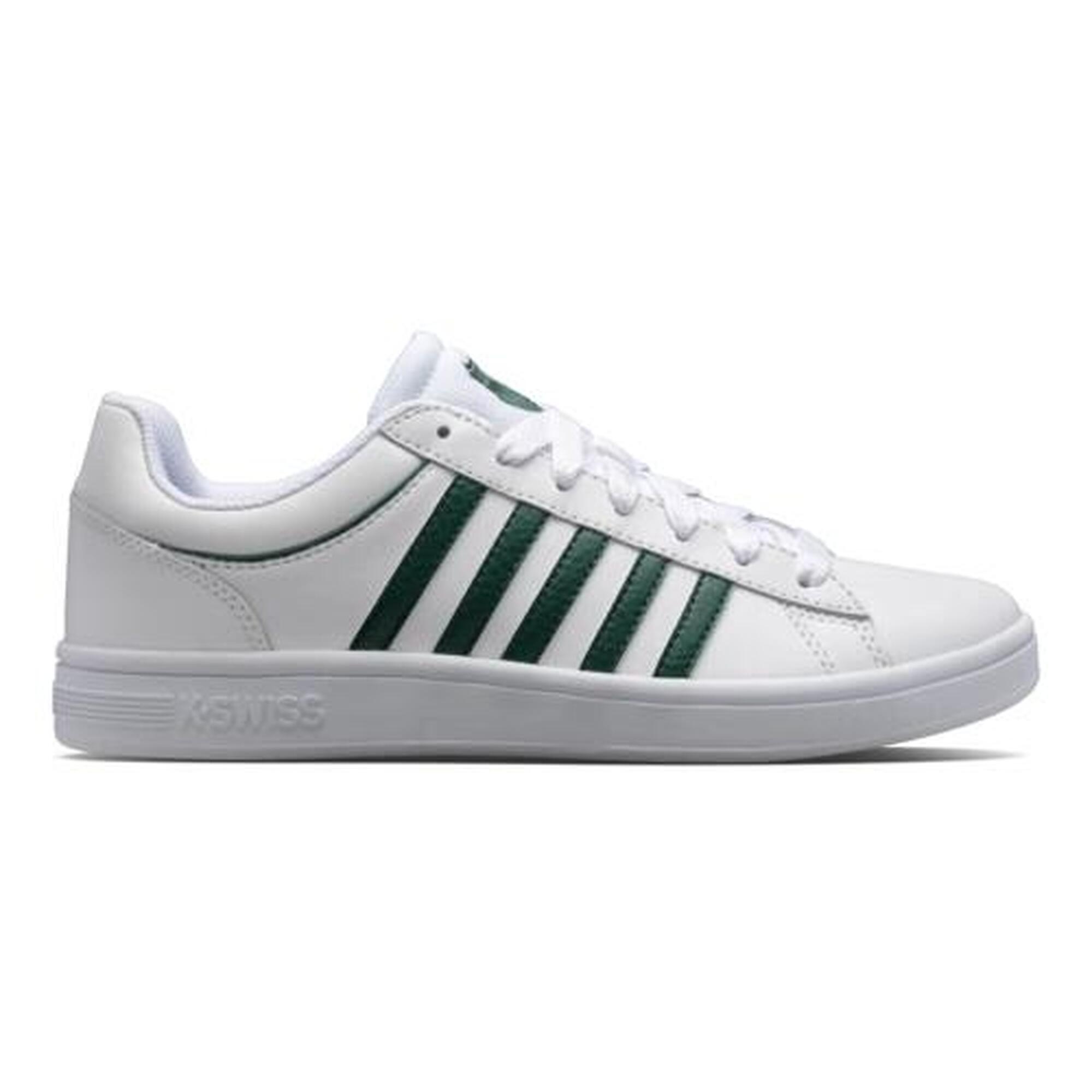 Męskie sneakersy K-Swiss COURT WINSTON WHITE/POSY GREEN-M (06154-942-M)